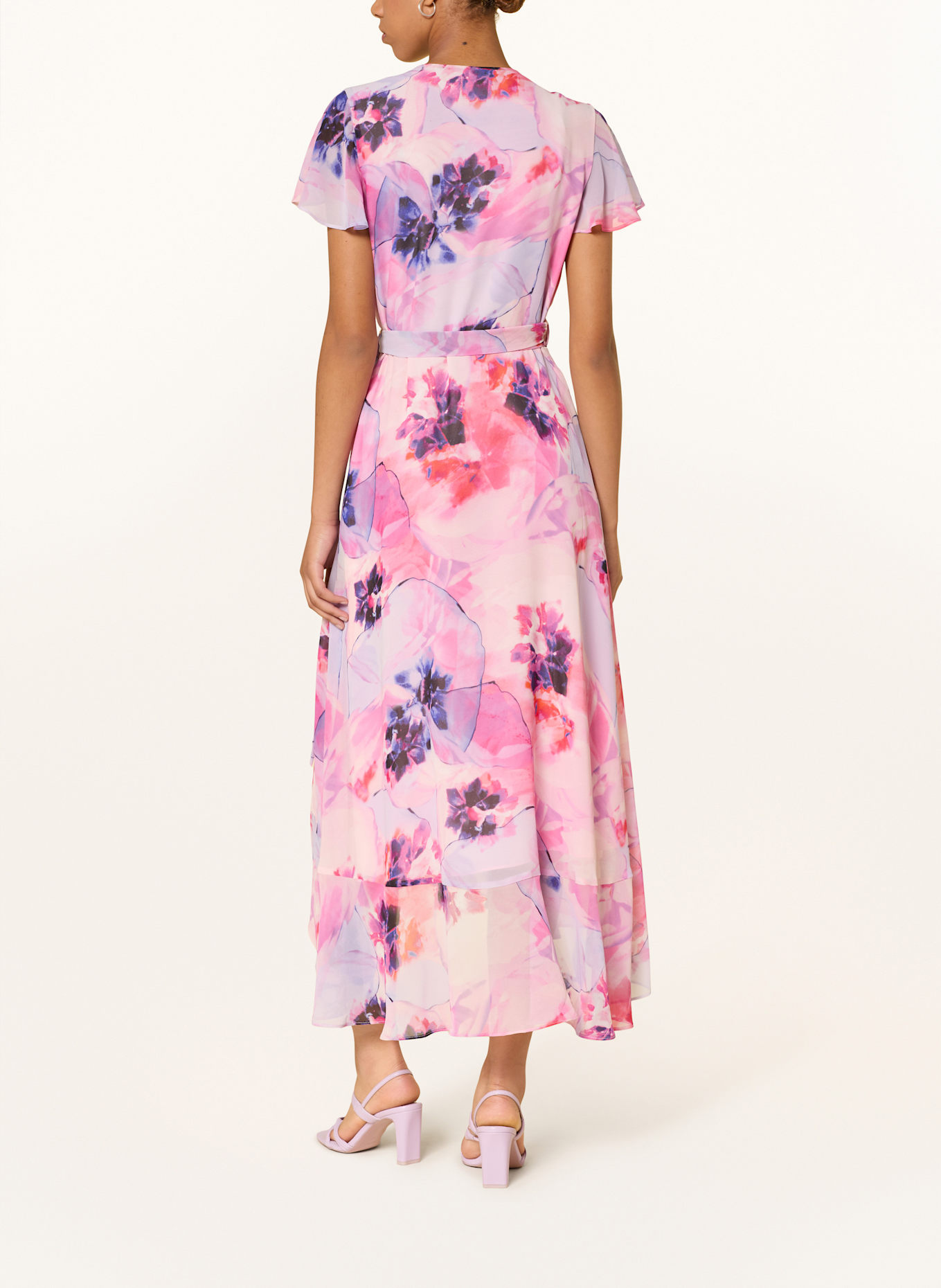 Joseph Ribkoff SIGNATURE Wickelkleid: LJUSROSA / LJUSLILA / SVART