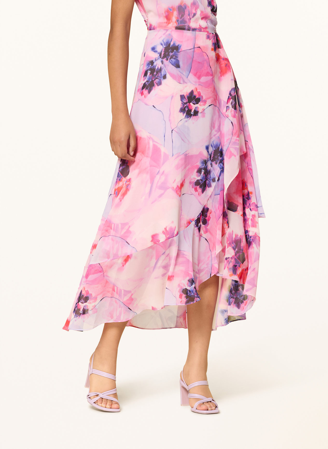 Joseph Ribkoff SIGNATURE Wickelkleid: LJUSROSA / LJUSLILA / SVART