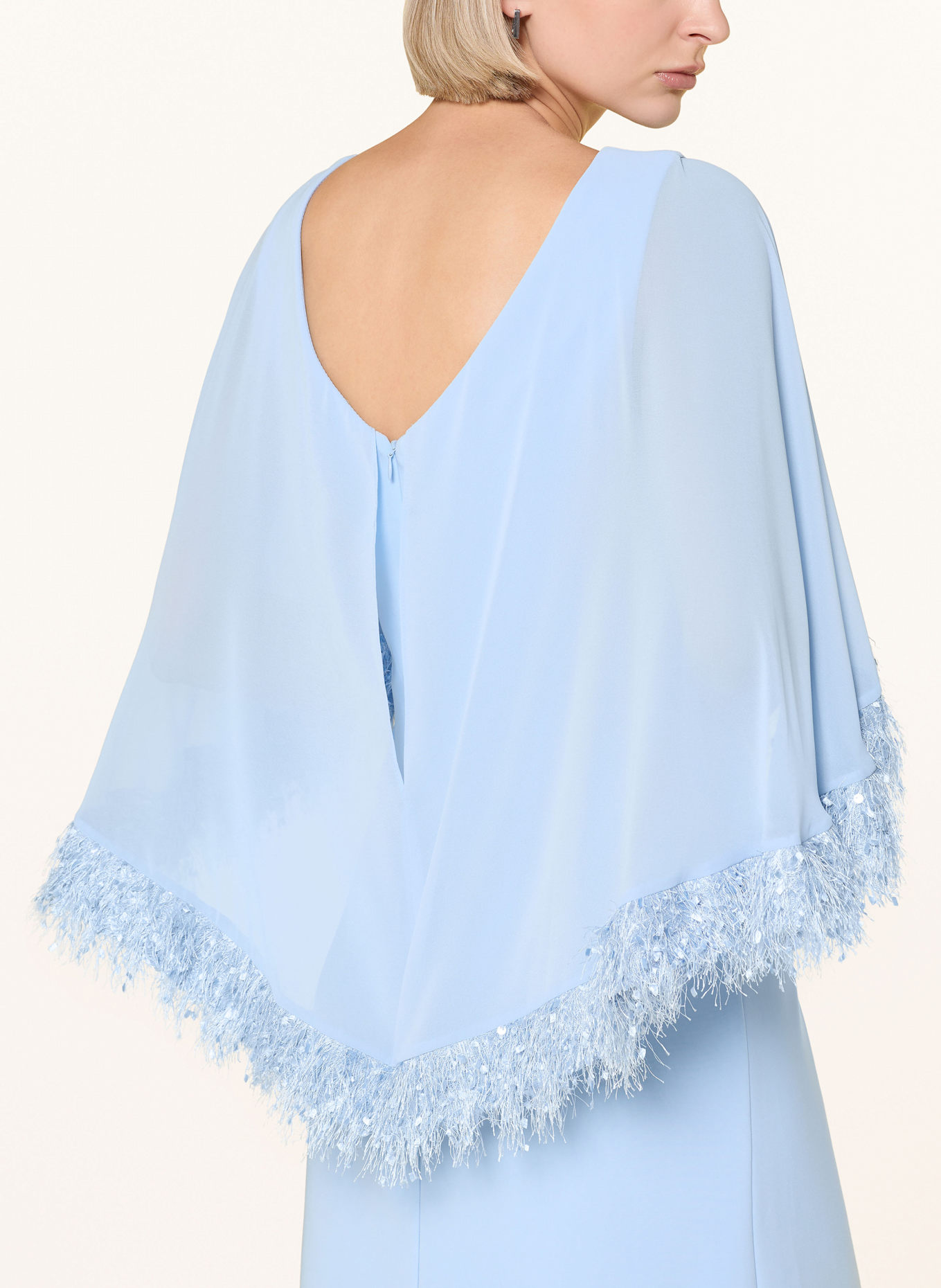 Joseph Ribkoff SIGNATURE Koktejlové šaty s flitry: TMAVĚ MODRÁ