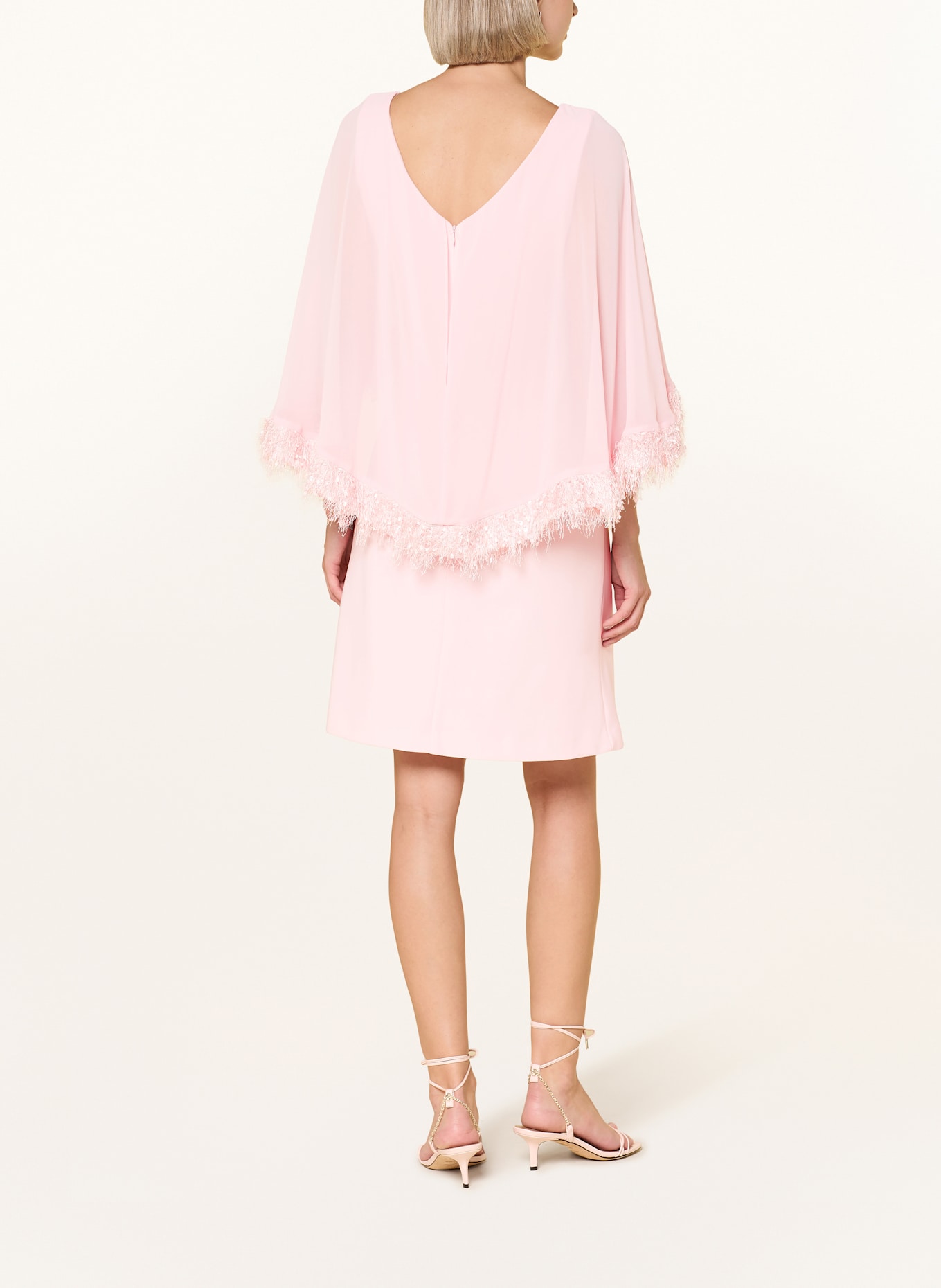 Joseph Ribkoff SIGNATURE Cocktail dress with sequins: LIGHT PINK