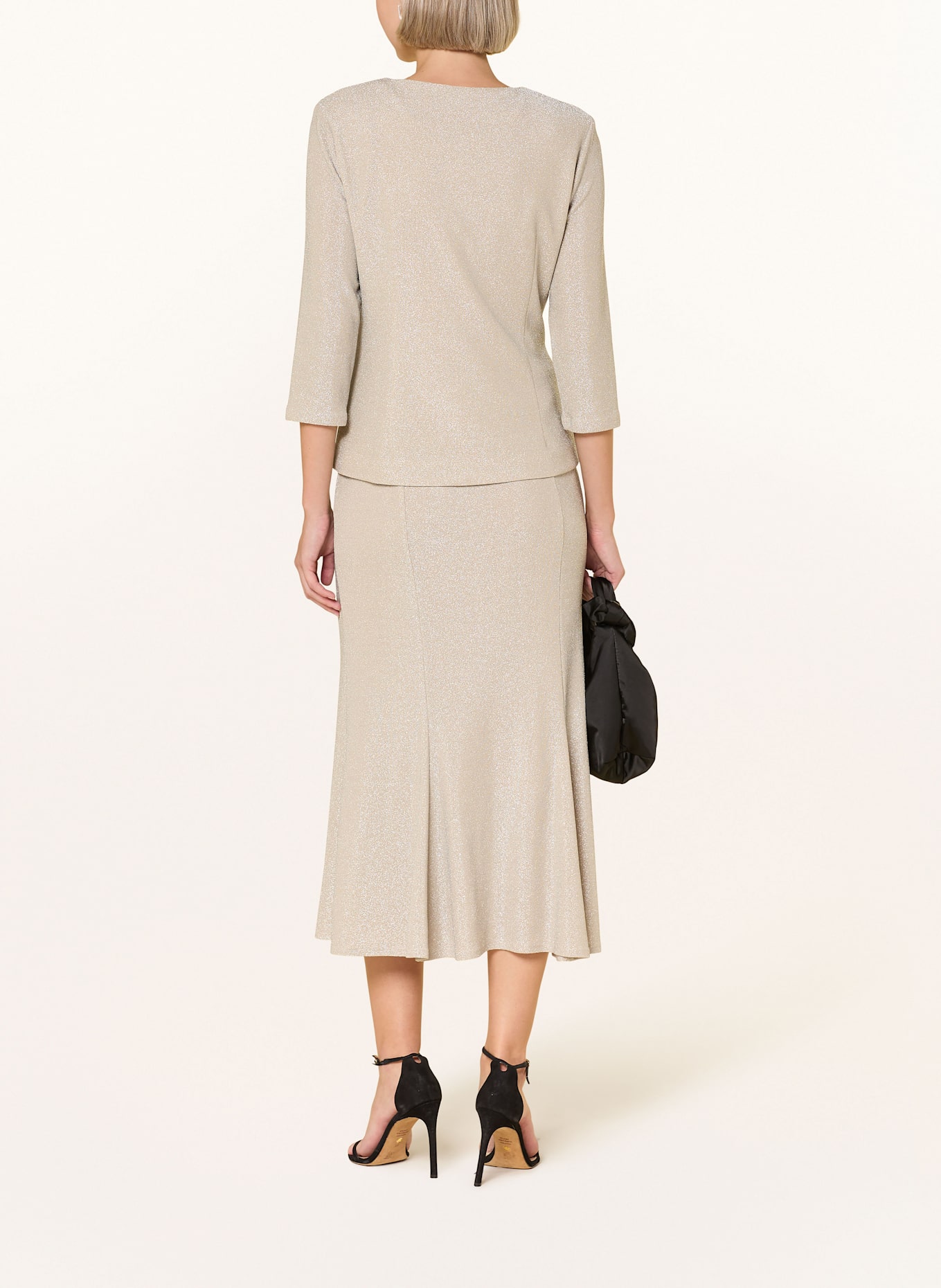 Joseph Ribkoff SIGNATURE Rock mit Glitzergarn: WEISSGOLD