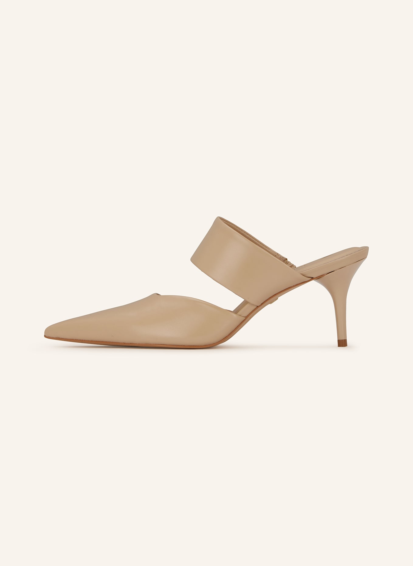 CARRANO Mules: BEIGE