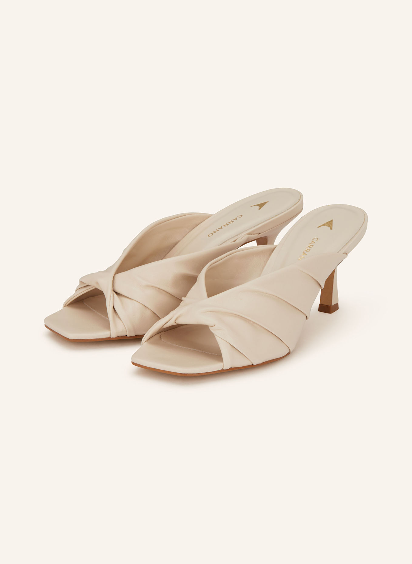 CARRANO Mules: CREME