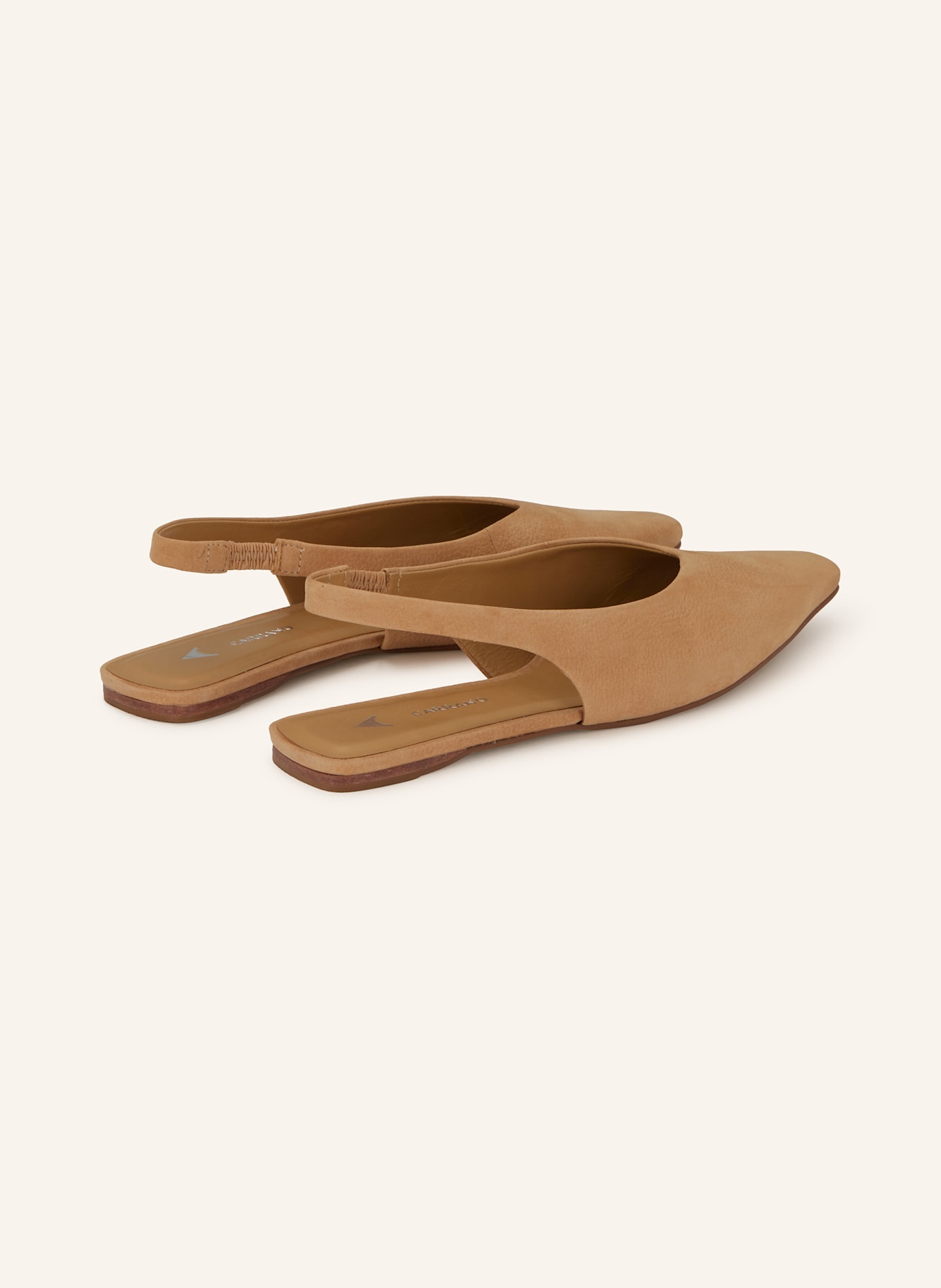 CARRANO Slingballerinas: CAMEL