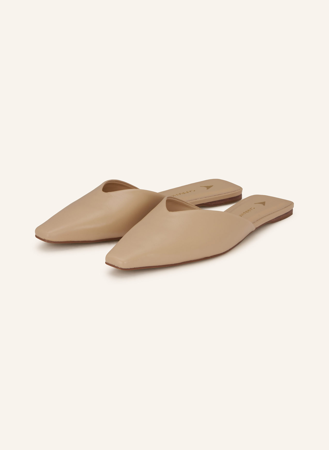 CARRANO Mules: BEIGE