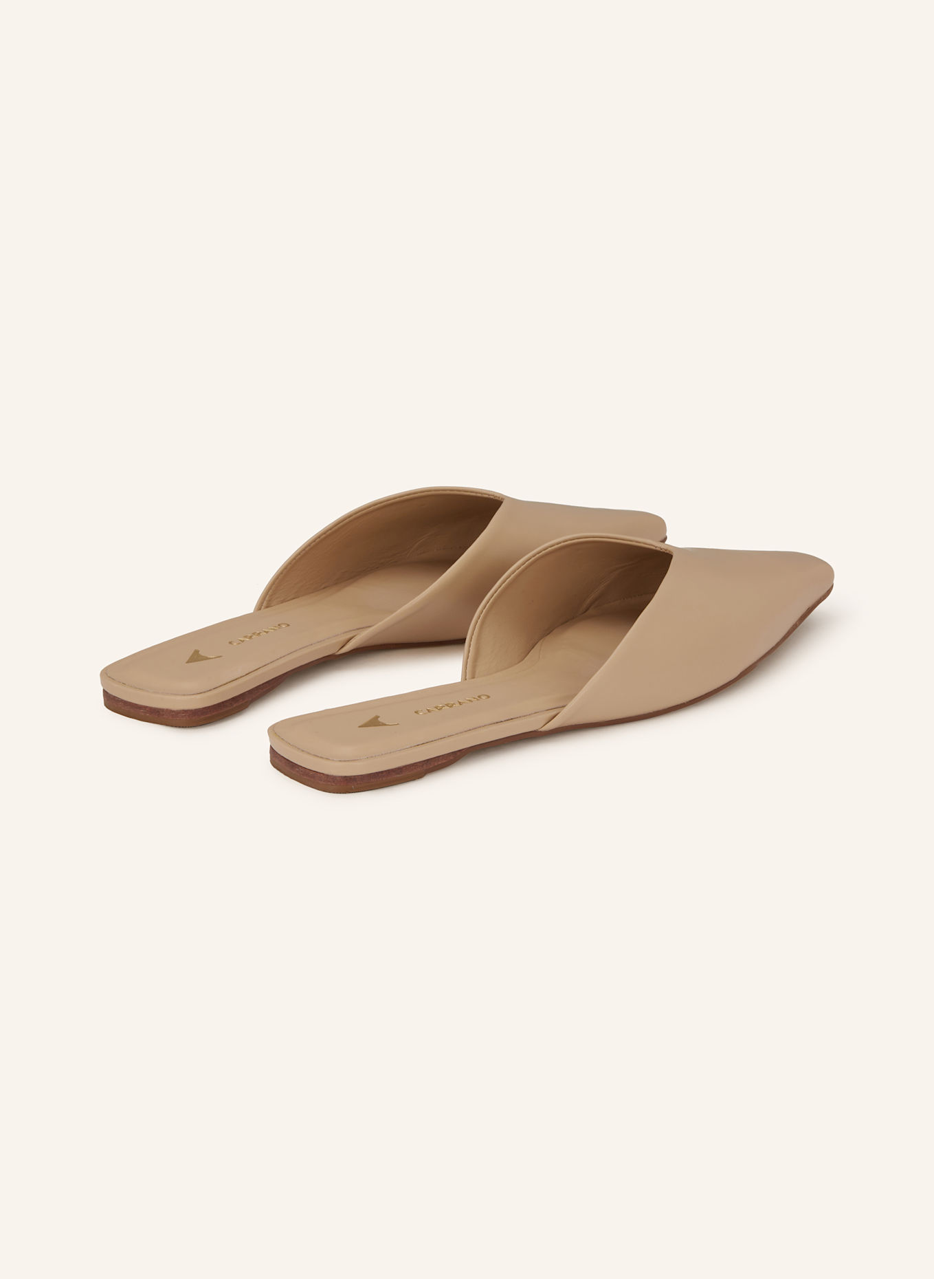 CARRANO Mules: BEIGE