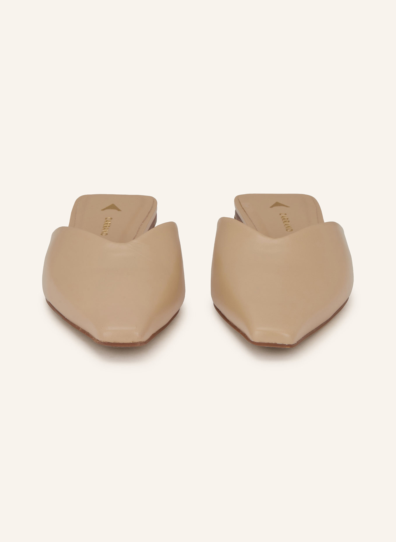 CARRANO Mules: BEIGE