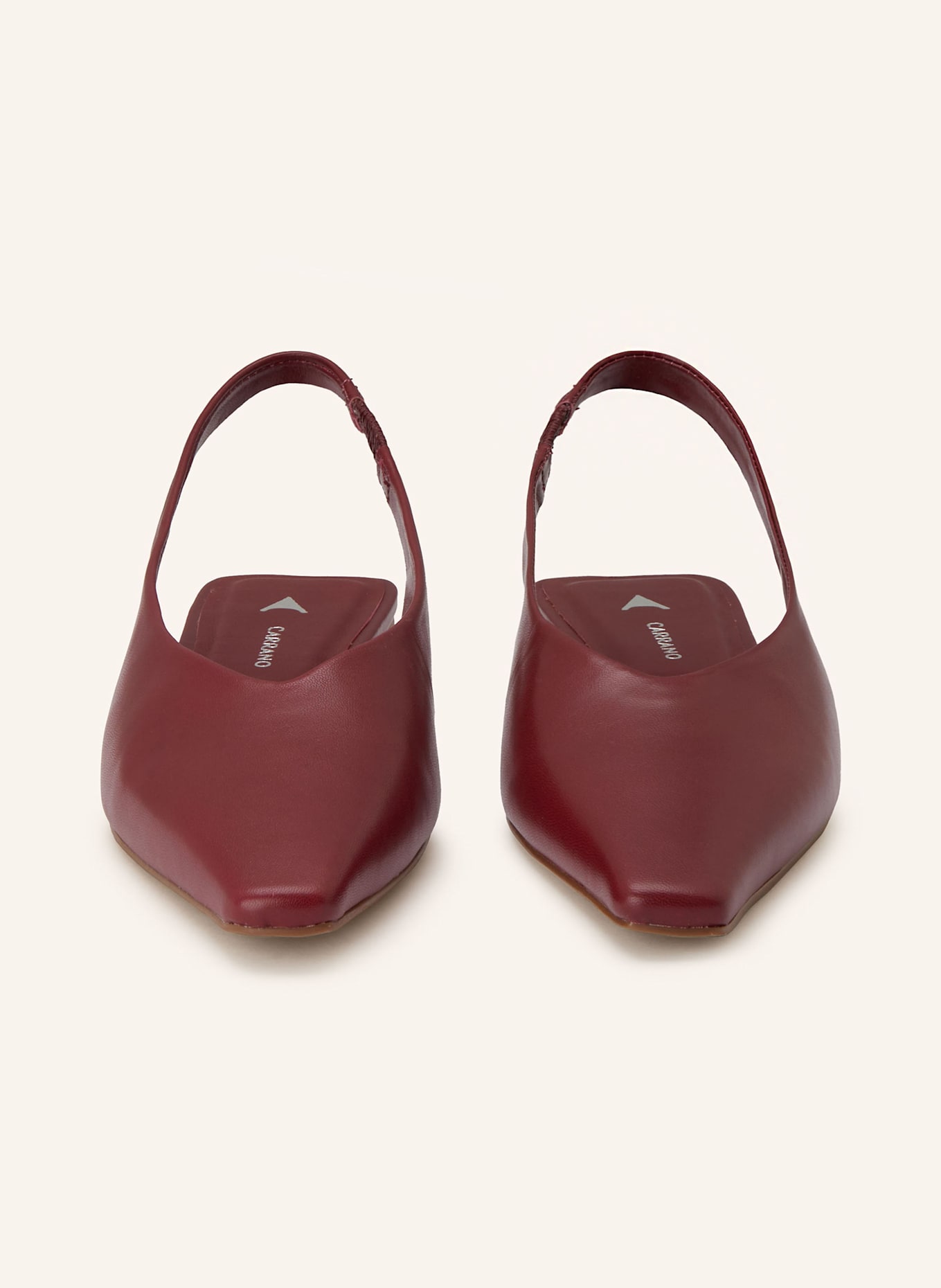 CARRANO Slingballerinas: DUNKELROT
