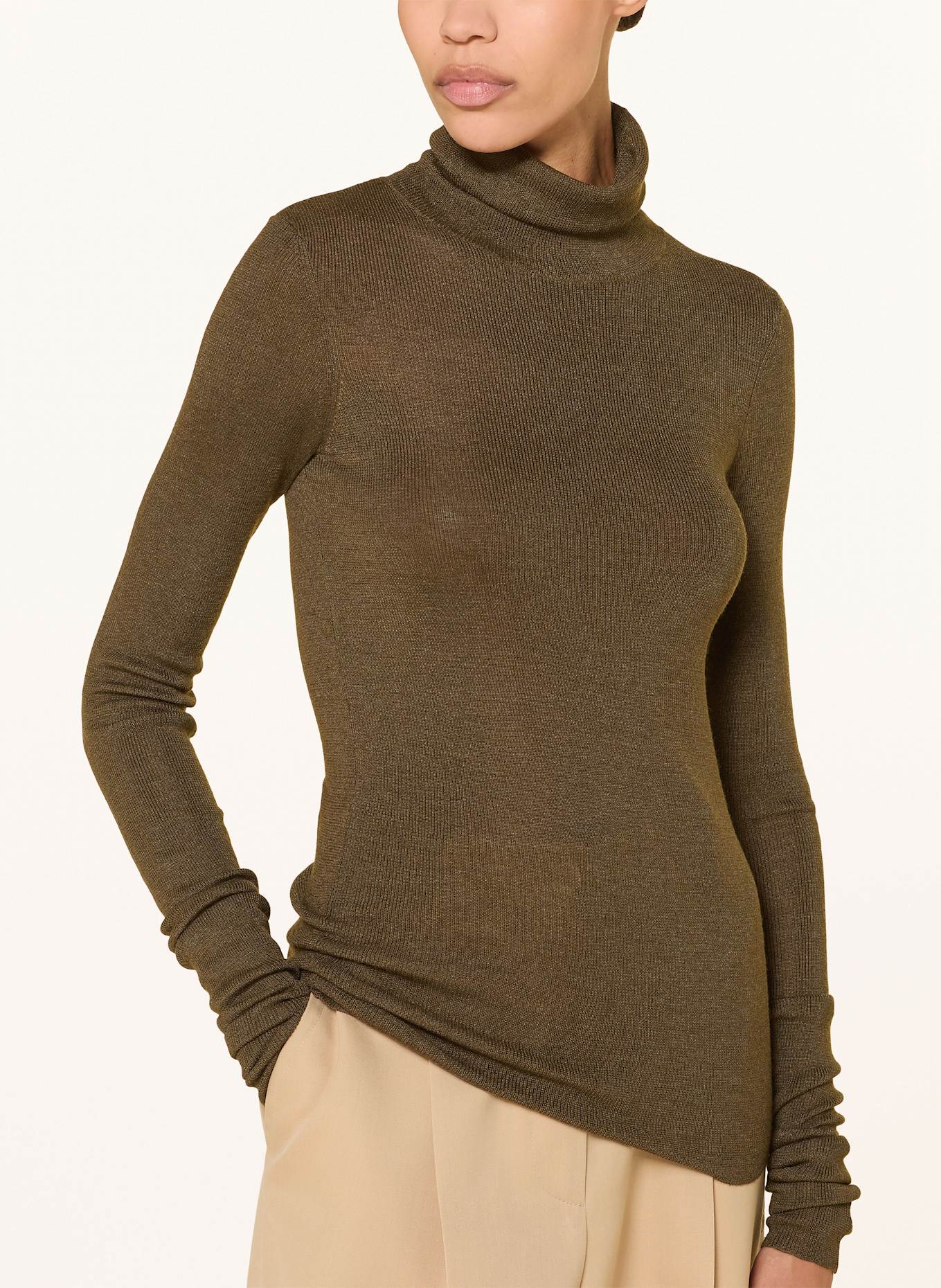 The Frankie Shop Rollkragenpullover UTICA: OLIV