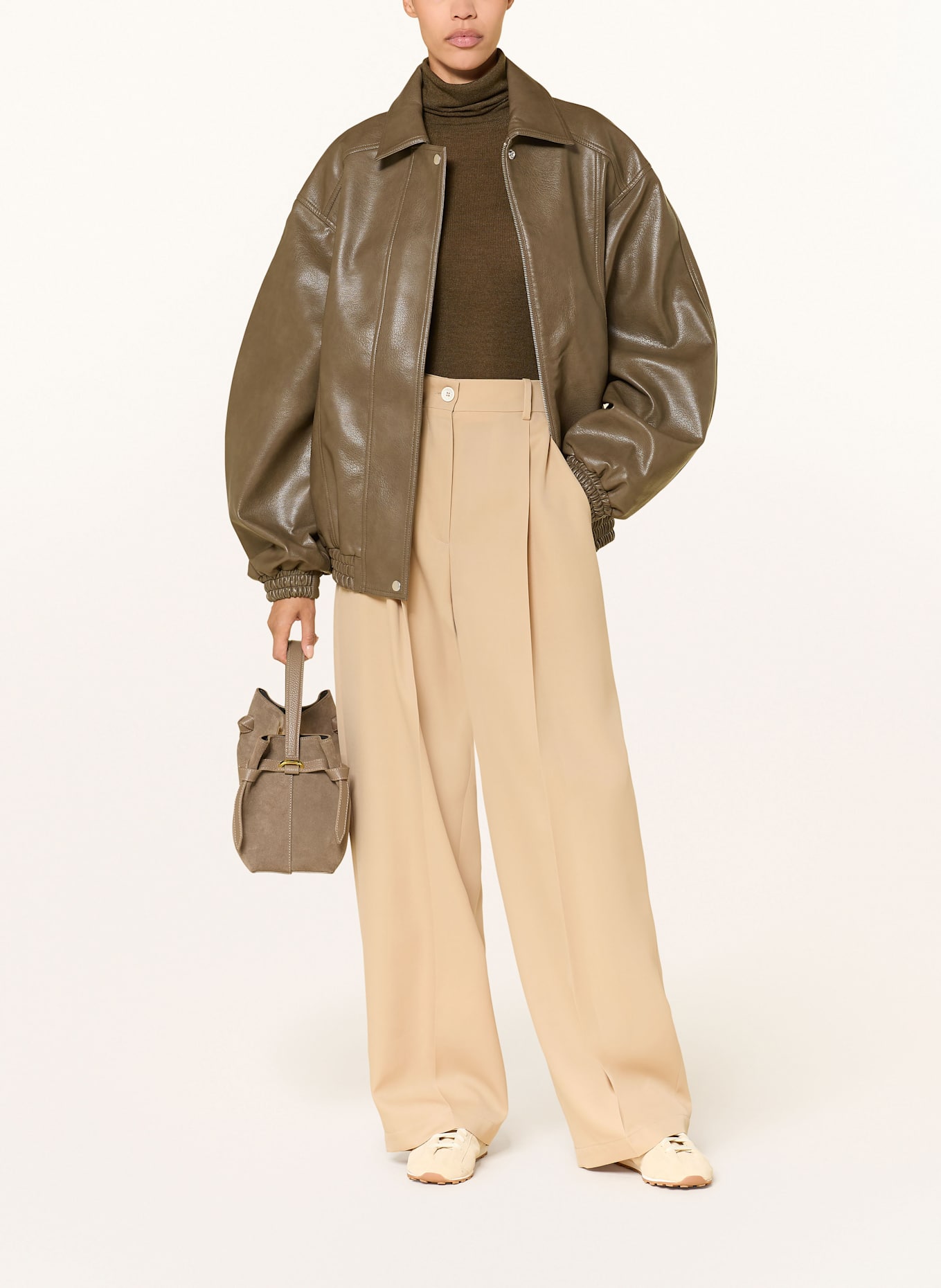 The Frankie Shop Rollkragenpullover UTICA: OLIV