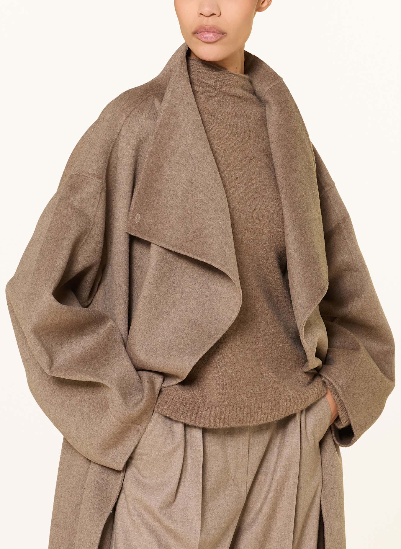 The Frankie Shop Wollmantel LEROY: TAUPE