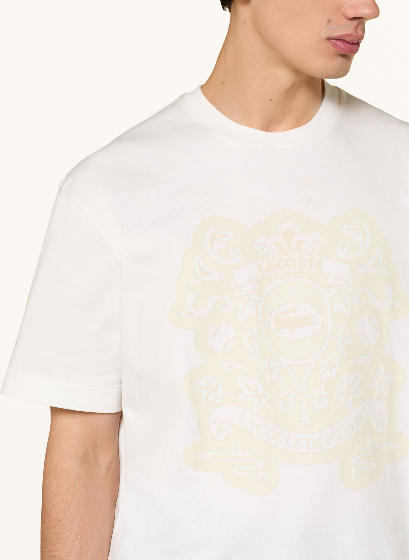 LACOSTE T-Shirt: WEISS
