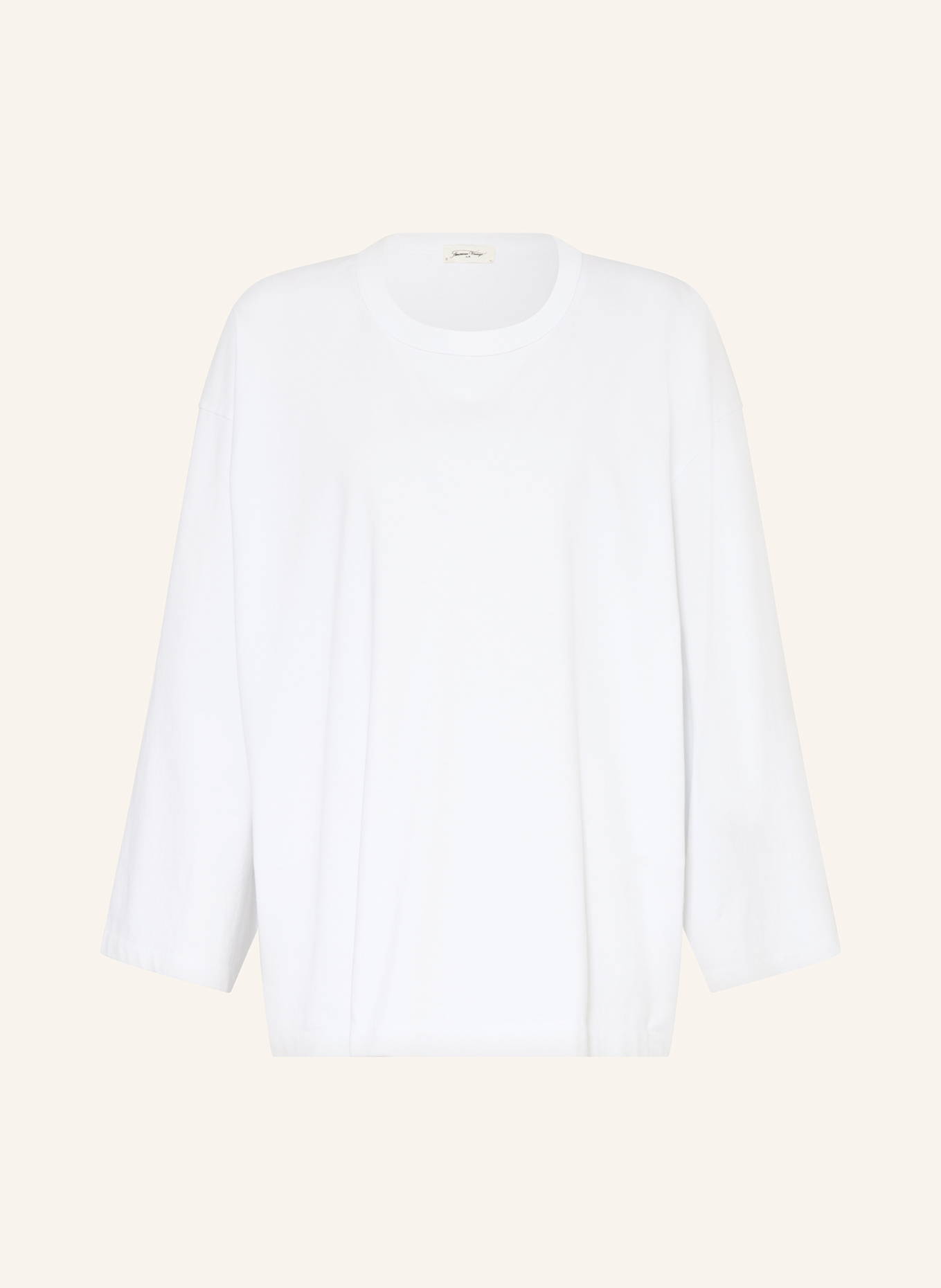 American Vintage Oversized-Longsleeve FIZVALLEY: WEISS