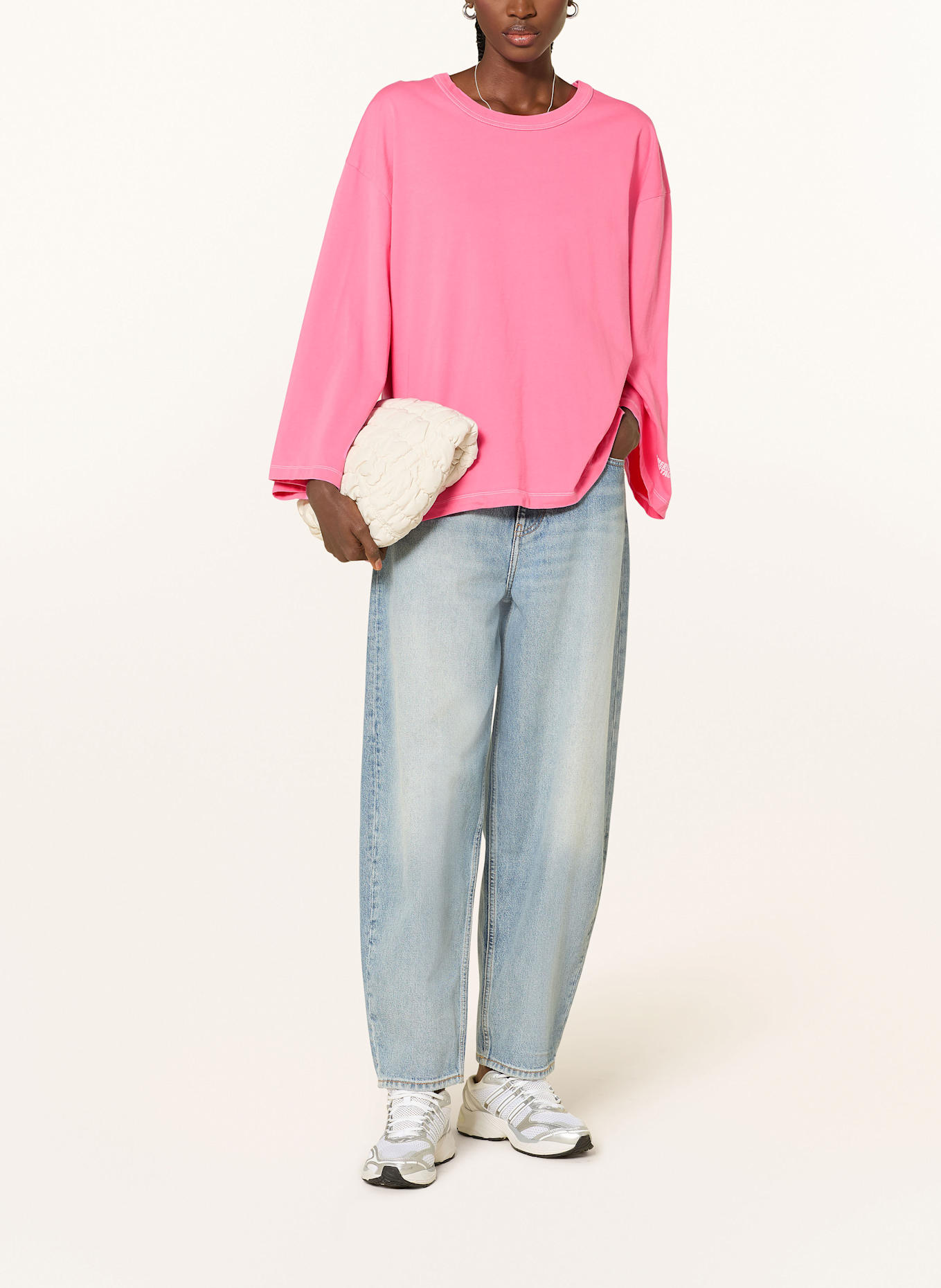 American Vintage Oversized-Longsleeve FIZVALLEY: ROSA