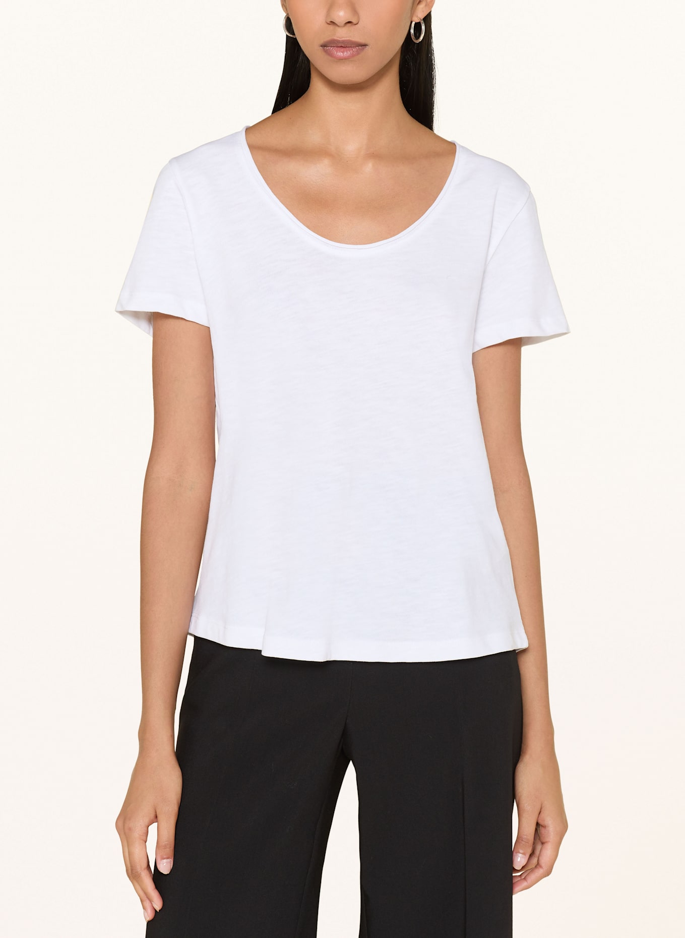 DRYKORN T-Shirt NAVIVI: WEISS