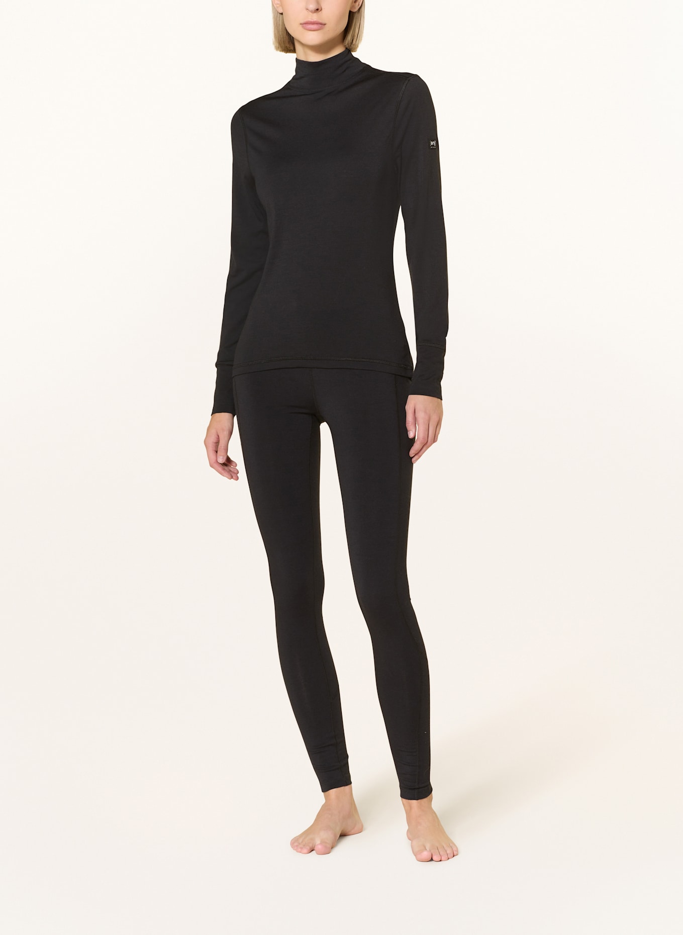 super.natural Funktionswäsche-Hose ARTIC230 mit Merinowolle: SCHWARZ