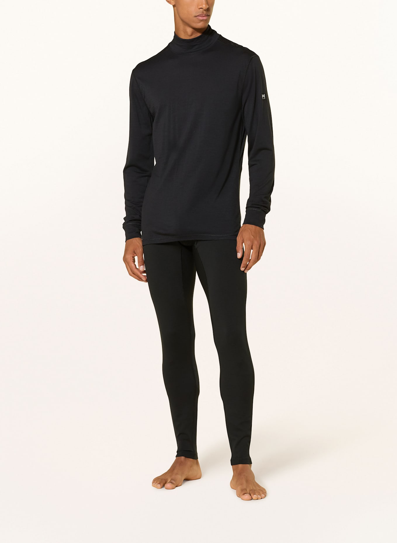 super.natural Funktionswäsche-Hose LUX BASE mit Merinowolle: SCHWARZ