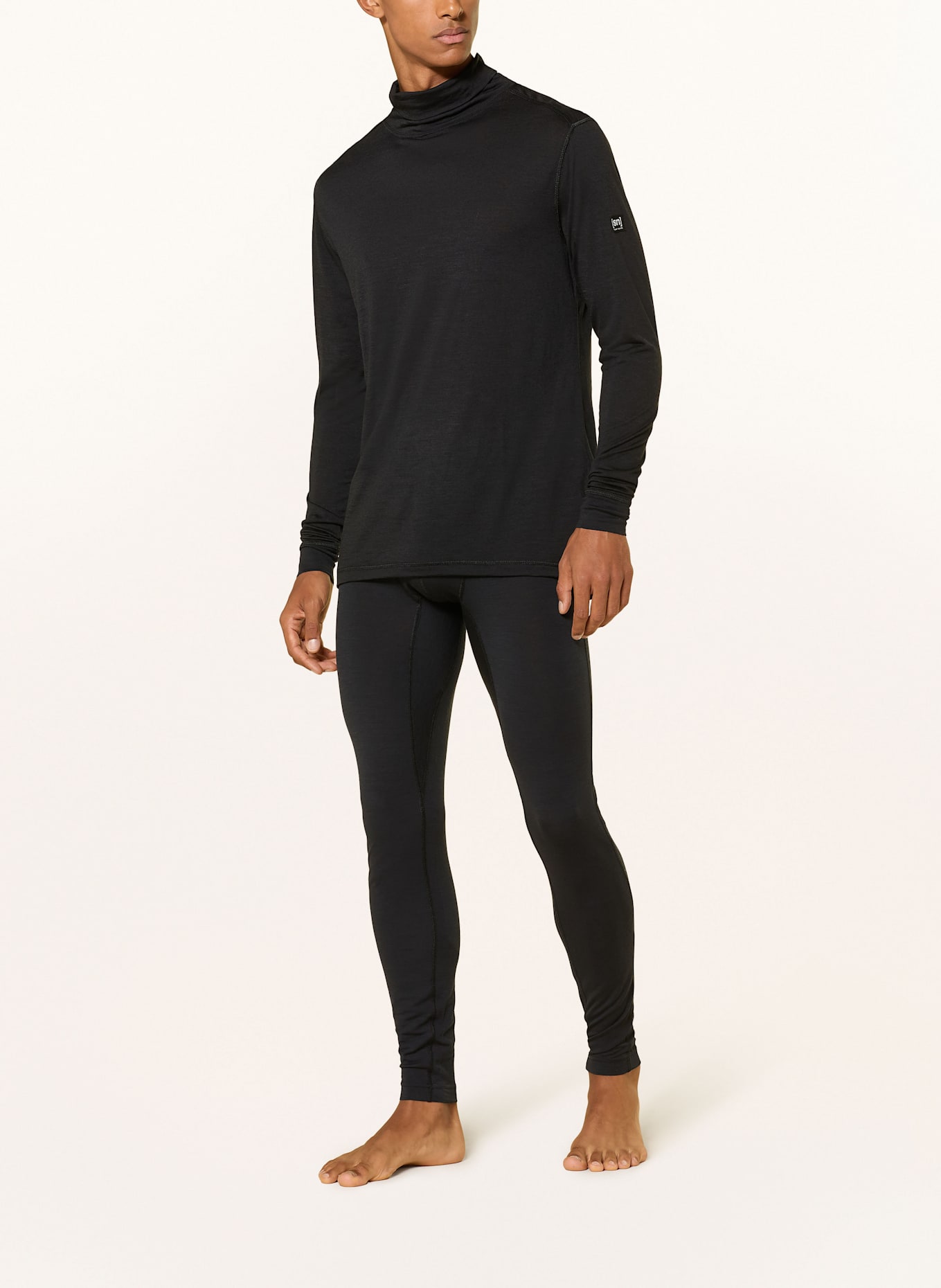 super.natural Funktionswäsche-Hose TUNDRA175 mit Merinowolle: SCHWARZ