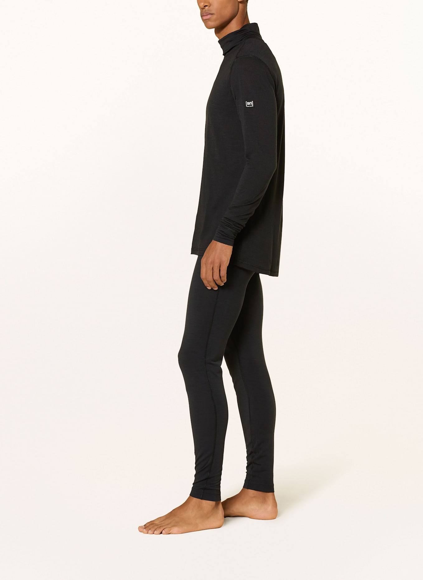 super.natural Funktionswäsche-Hose TUNDRA175 mit Merinowolle: SCHWARZ