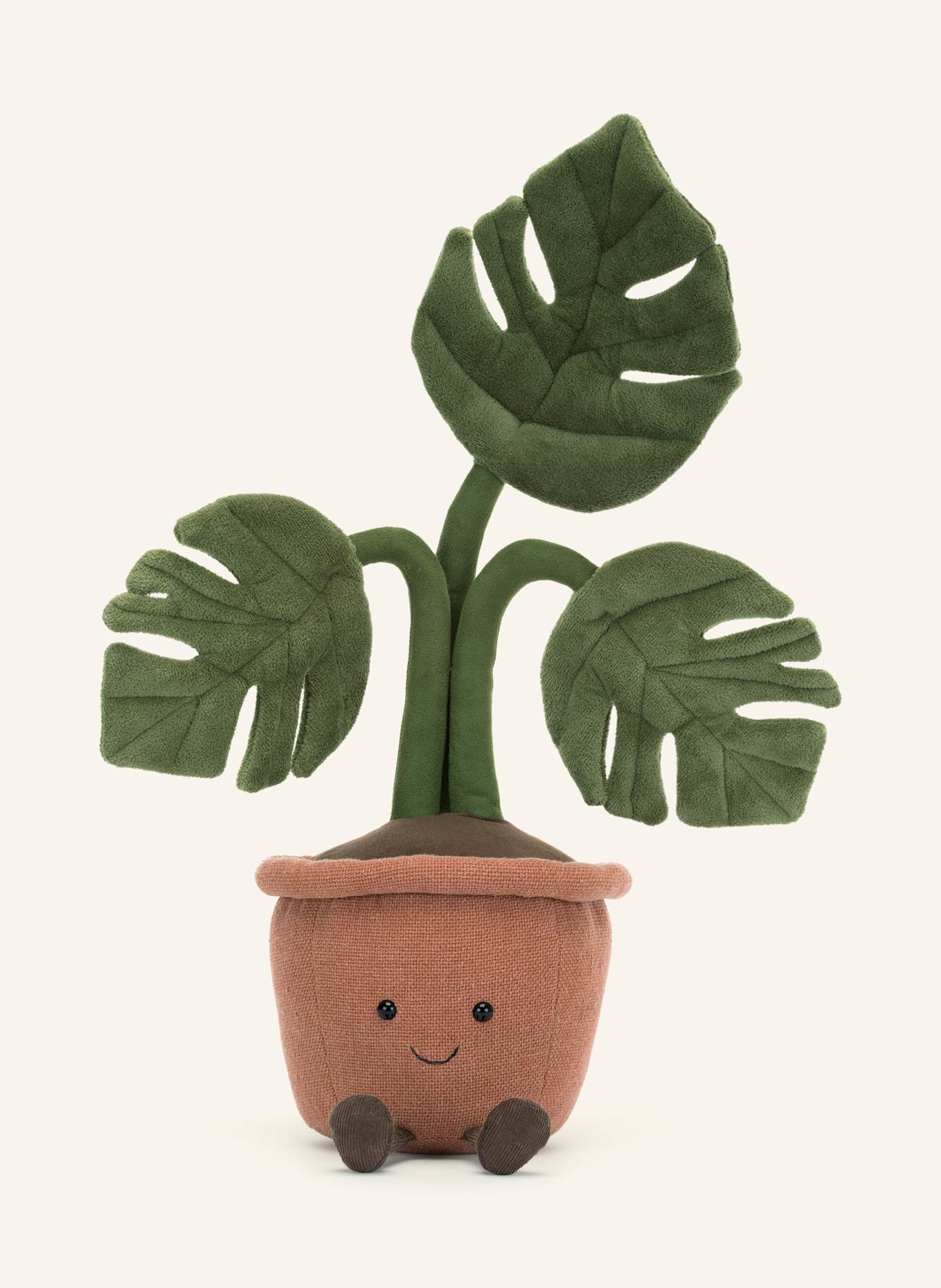 Jellycat Plüsch-Spielzeug AMUSEABLES MONSTERA: GRÜN / HELLROT