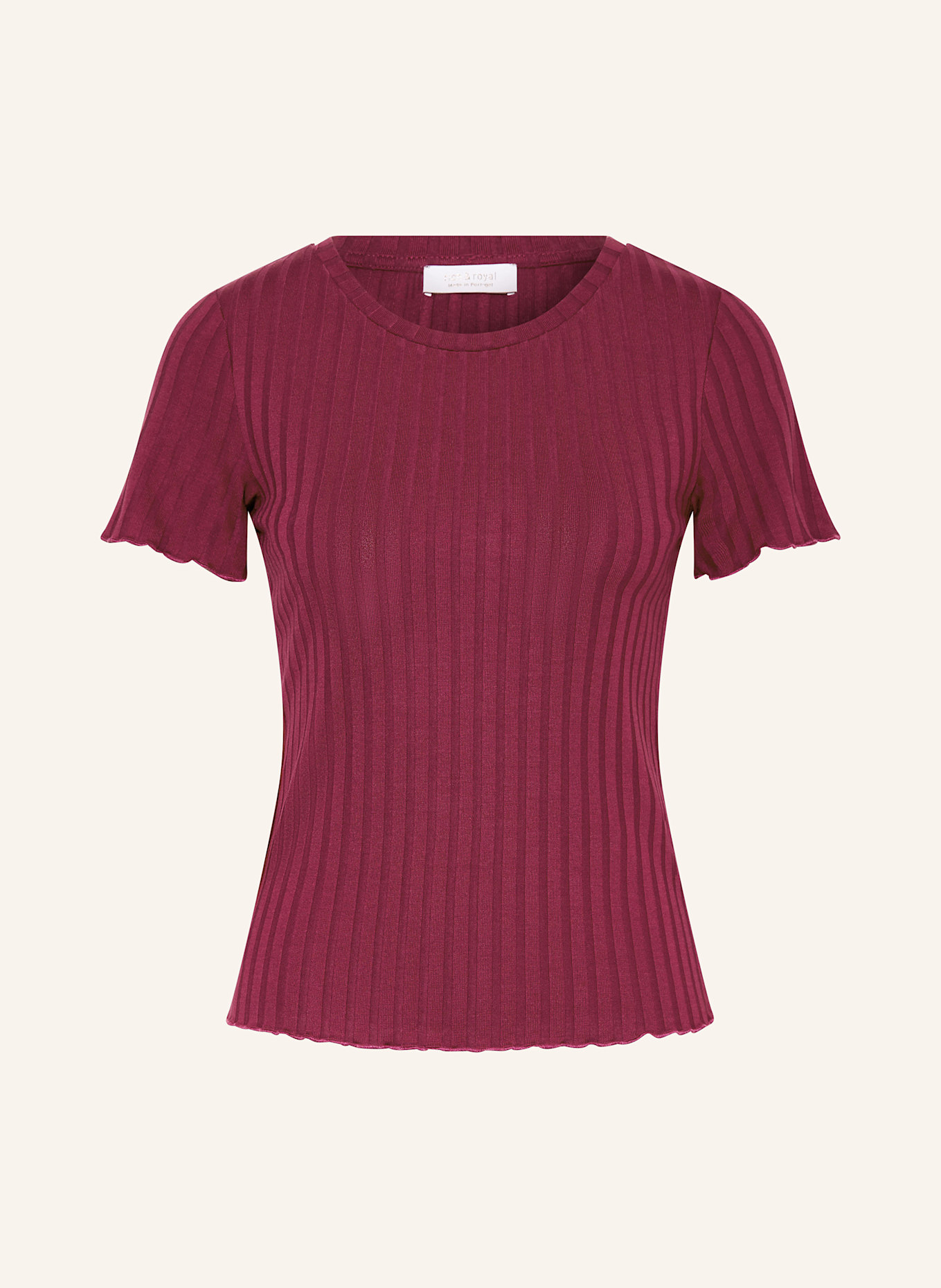 Rich & Royal T-Shirt: DUNKELROT