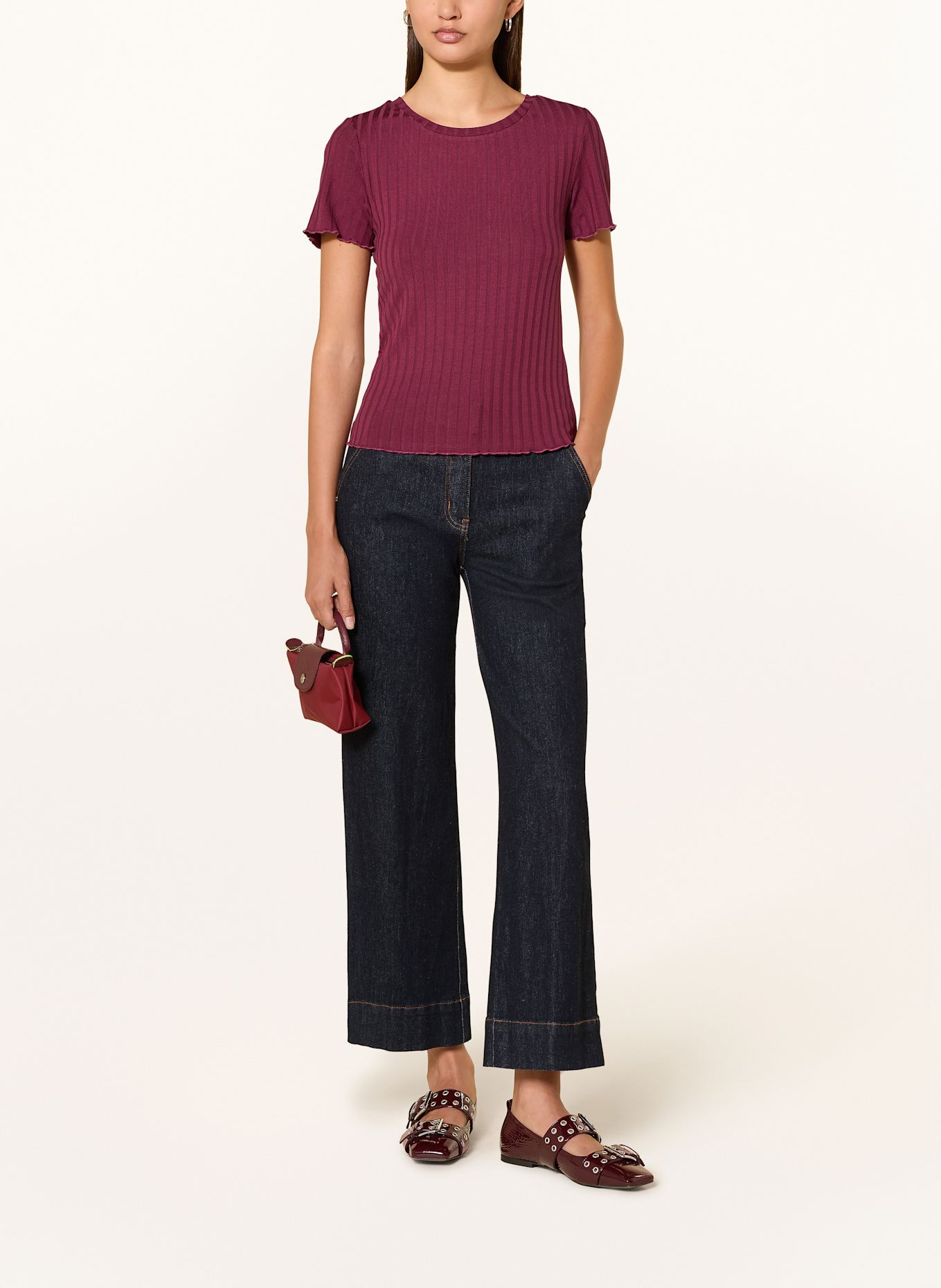 Rich & Royal T-Shirt: DUNKELROT