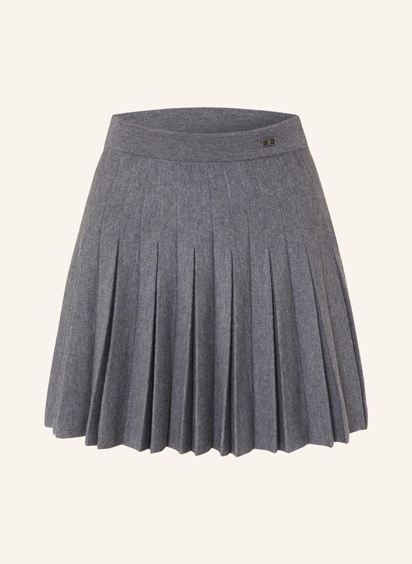 BALENCIAGA Faltenrock: GRAU