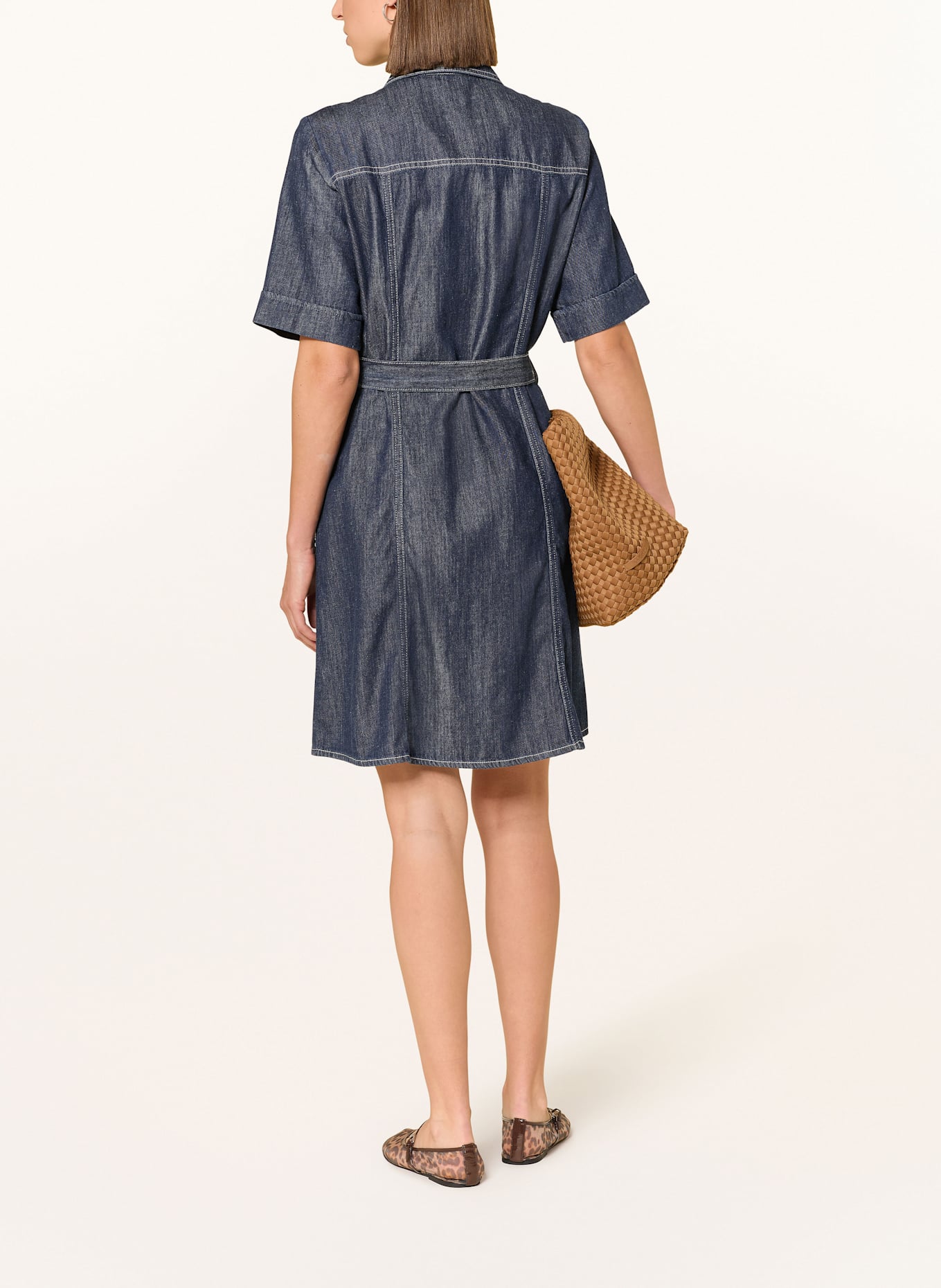 MARC AUREL Jeanskleid: DUNKELBLAU