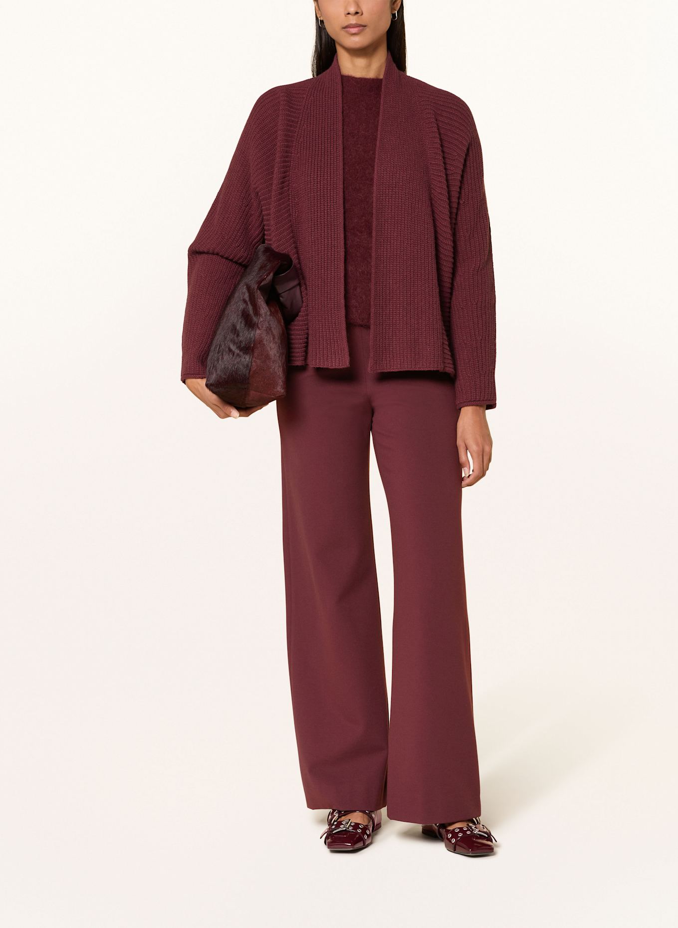 monari Strickhülle: DUNKELROT