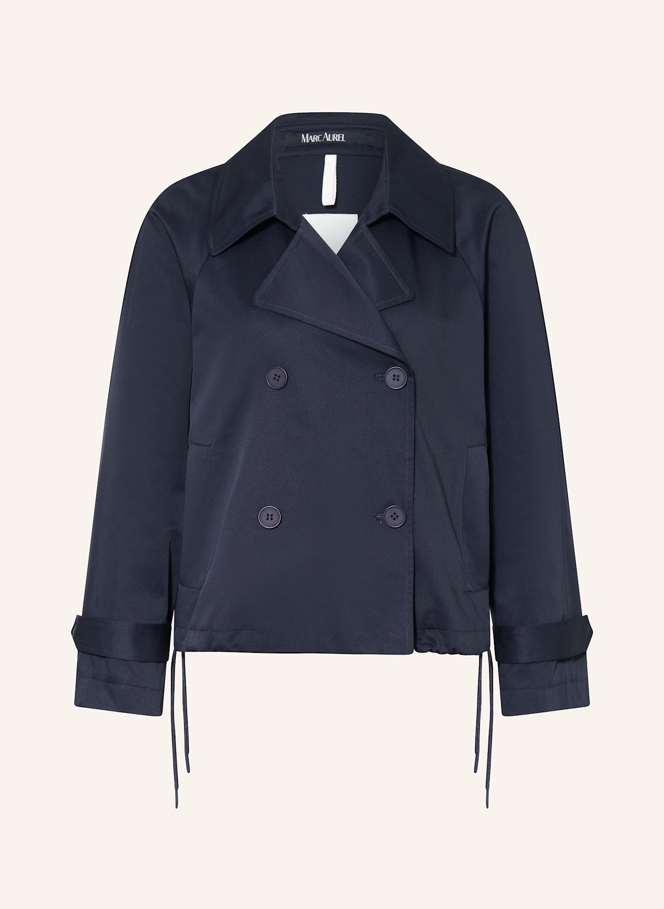 MARC AUREL Trench-Jacke: DUNKELBLAU