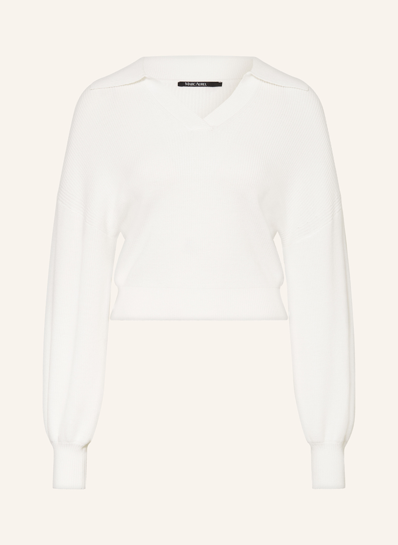 MARC AUREL Pullover: WEISS
