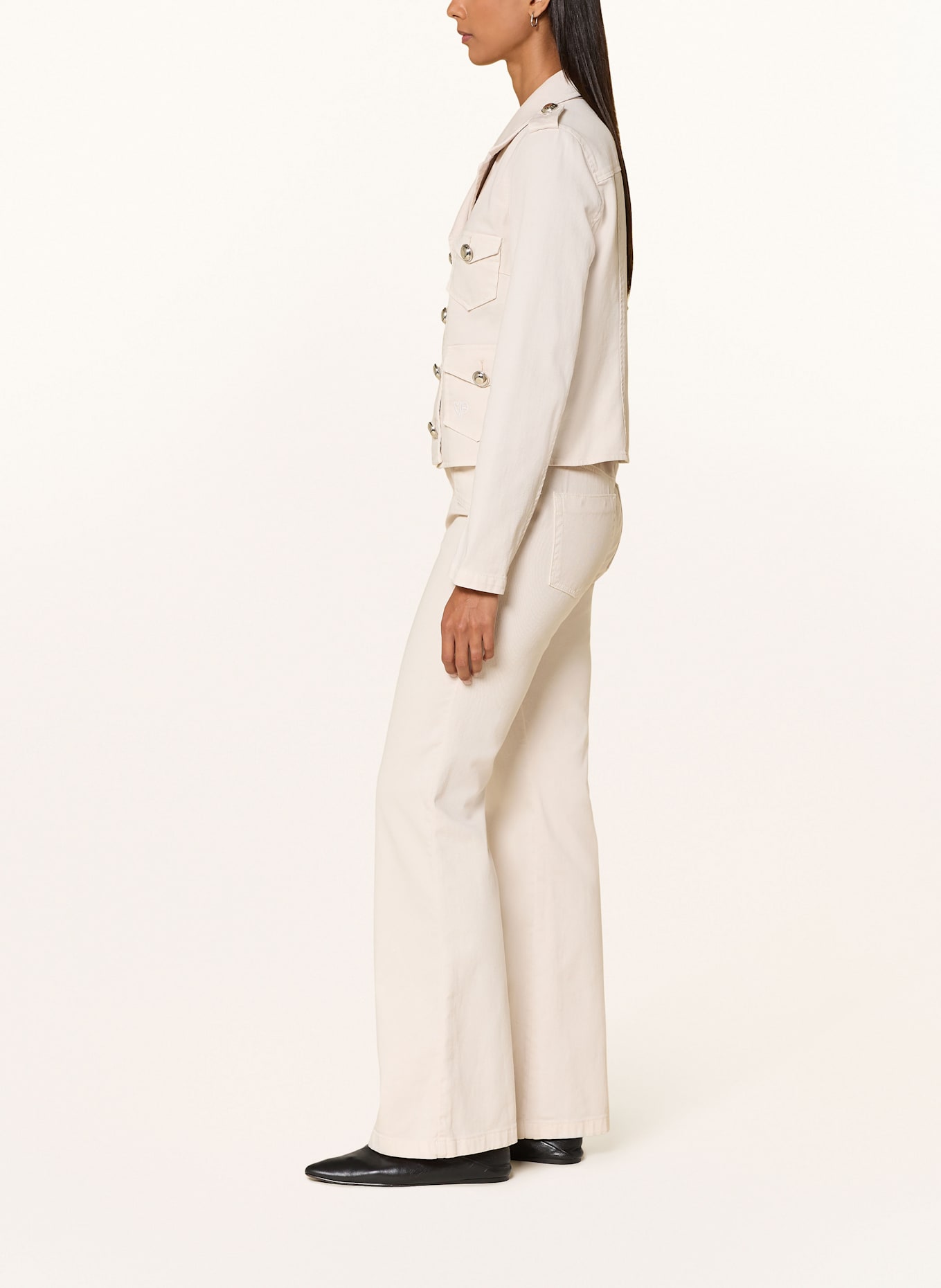 MARC AUREL Flared Jeans: 150020 cream