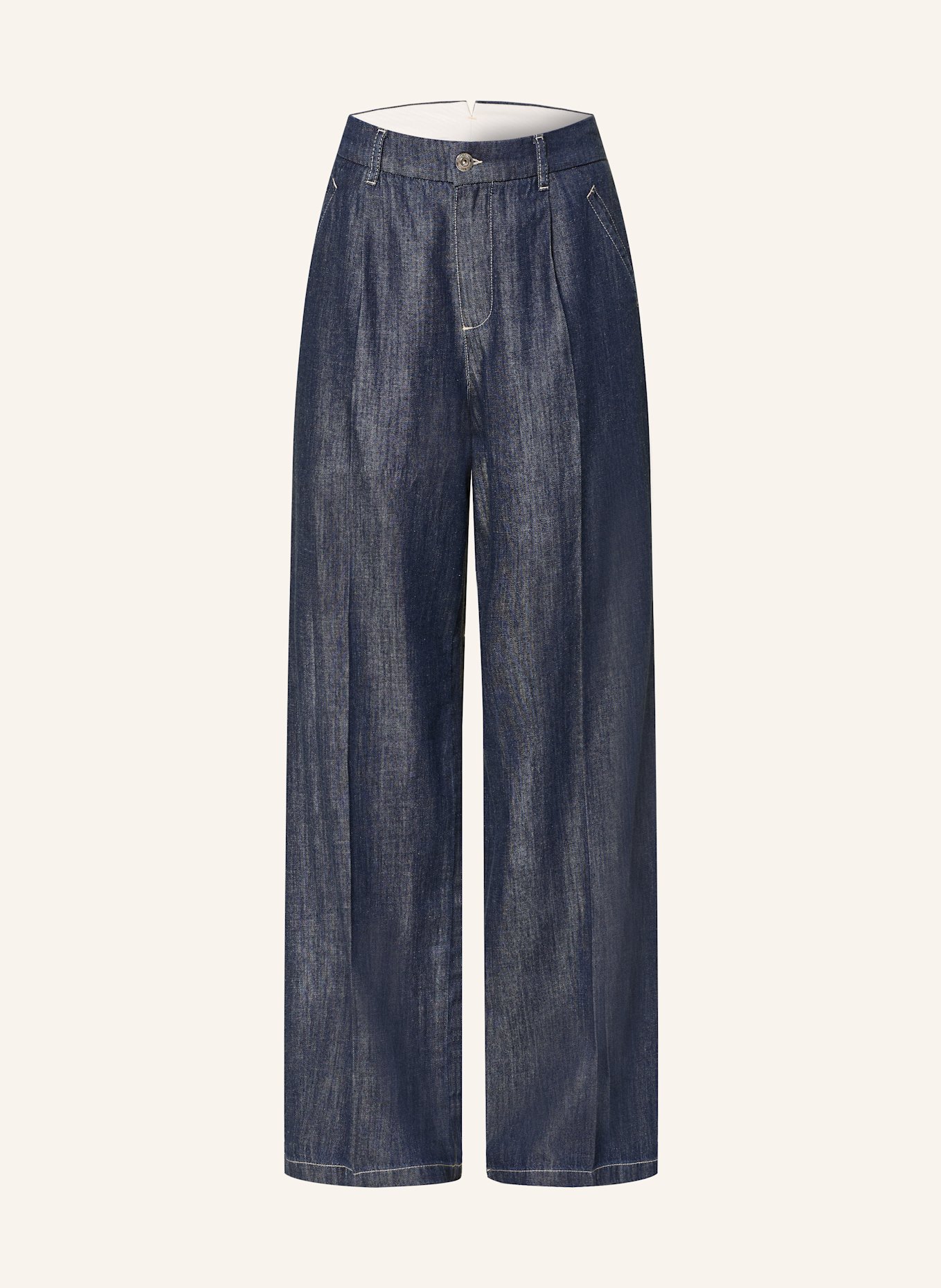 MARC AUREL Marlenehose in Jeansoptik: 500022 dark blue denim