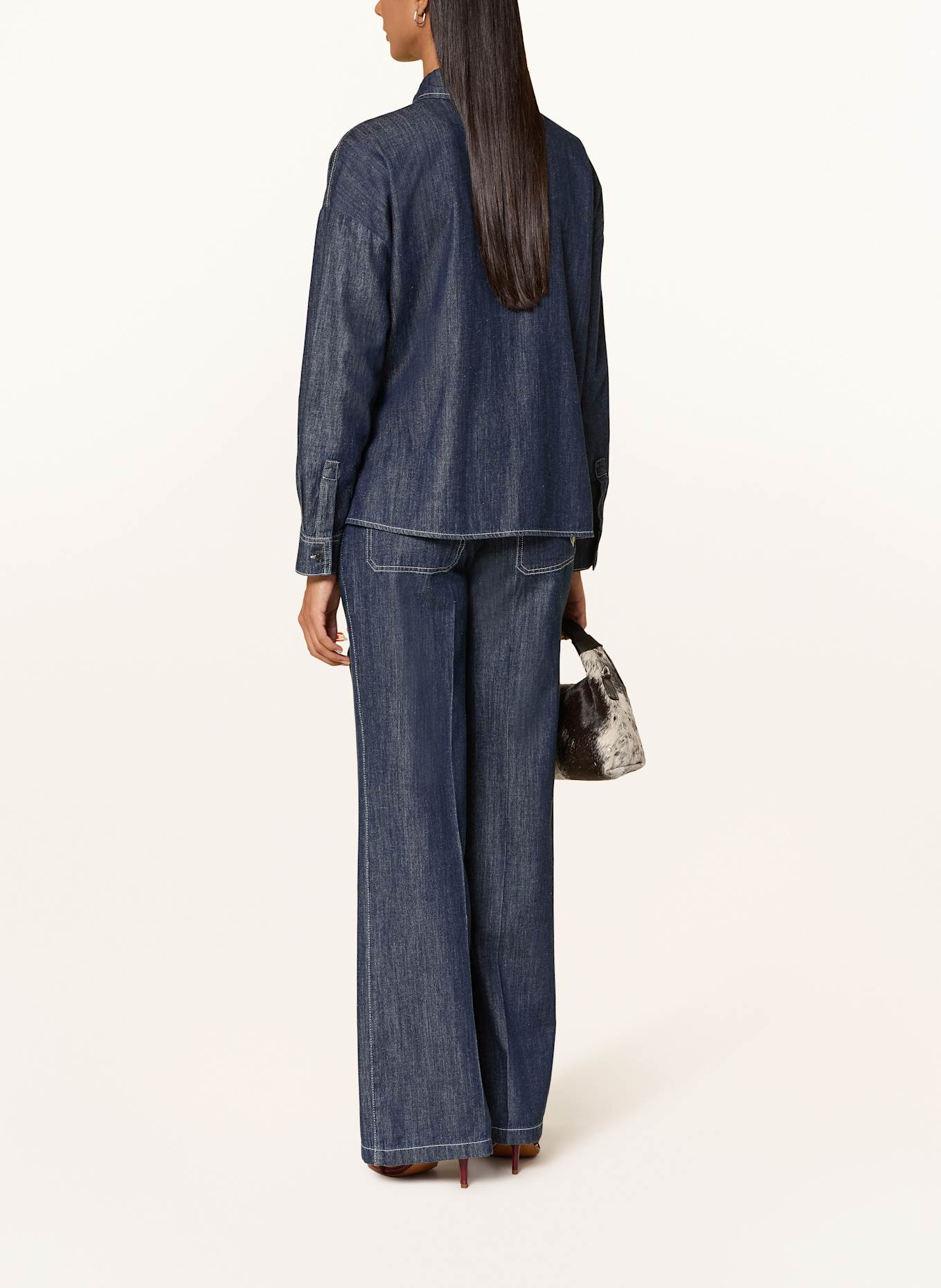 MARC AUREL Marlenehose in Jeansoptik: 500022 dark blue denim