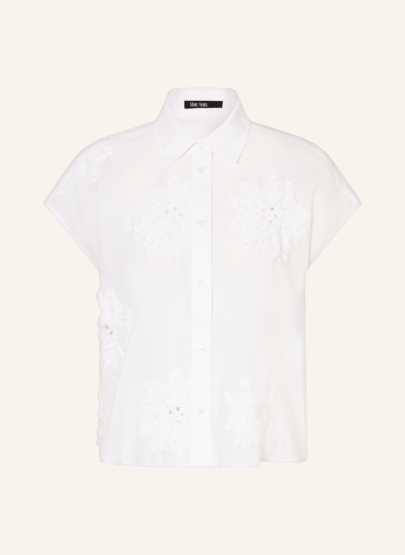 MARC AUREL Blouse top: WHITE