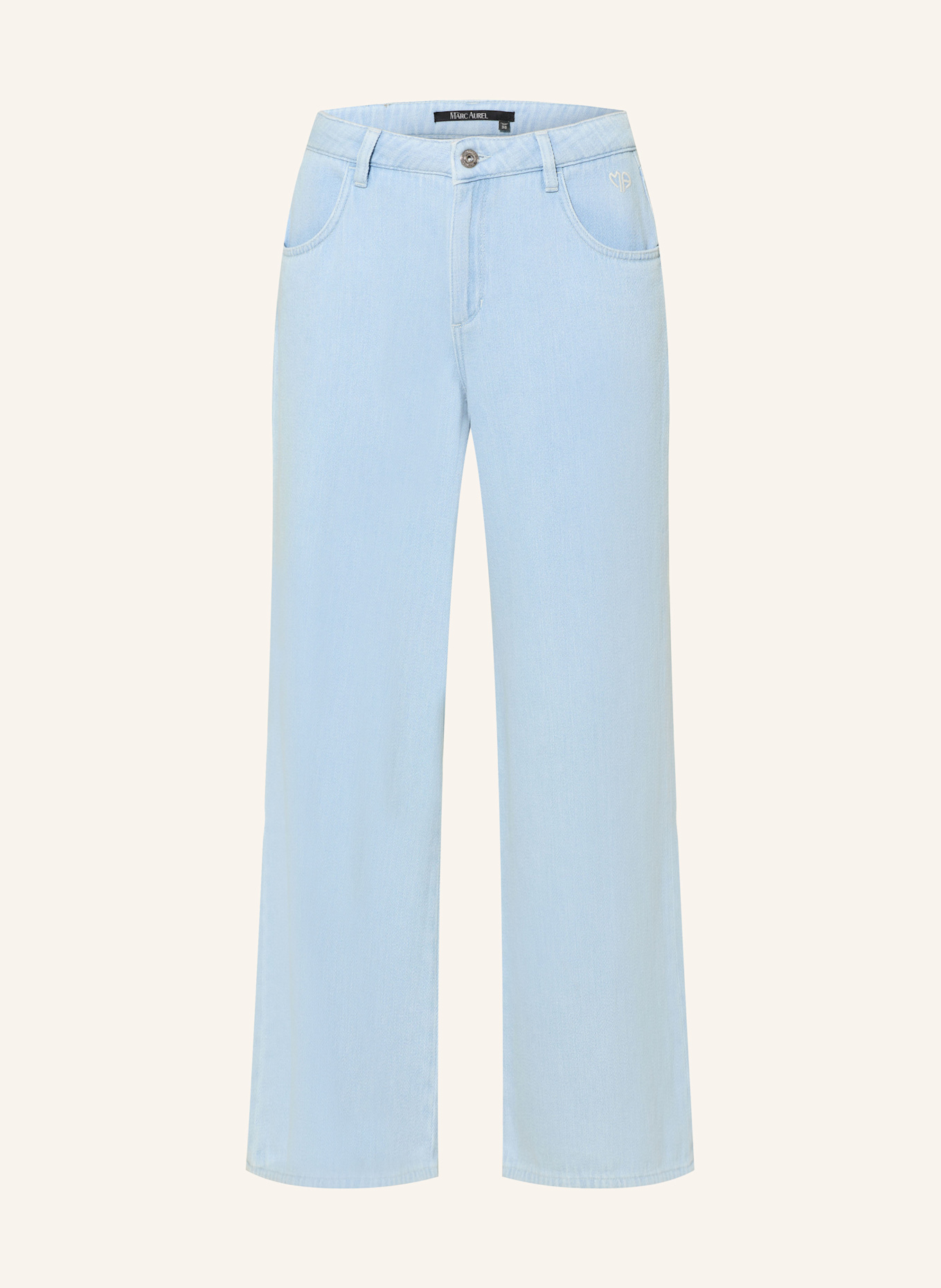 MARC AUREL Wide Leg Jeans: 500020 light blue denim