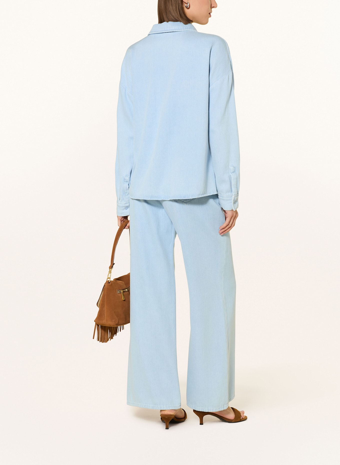 MARC AUREL Wide Leg Jeans: 500020 light blue denim