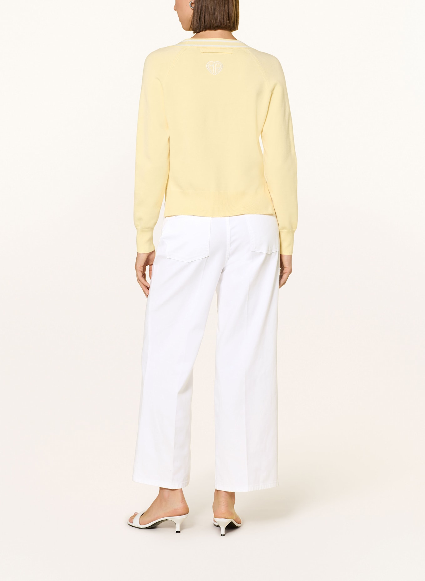 MARC AUREL Wide Leg Jeans: 100001 white