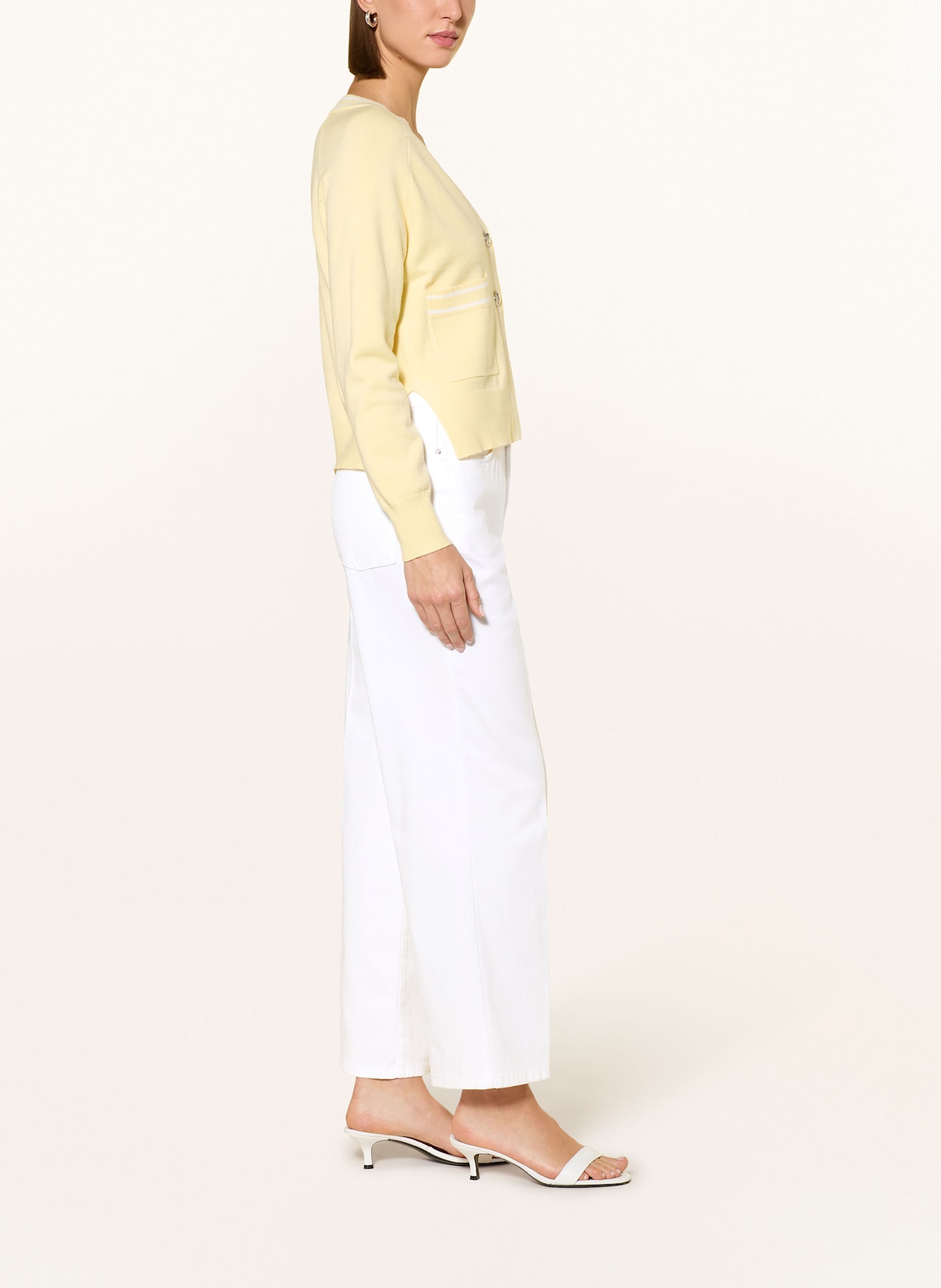 MARC AUREL Wide Leg Jeans: 100001 white