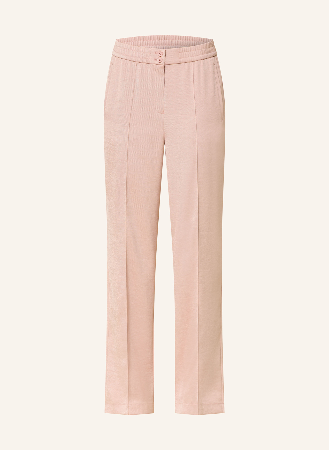 MARC AUREL Wide leg trousers: LIGHT ORANGE