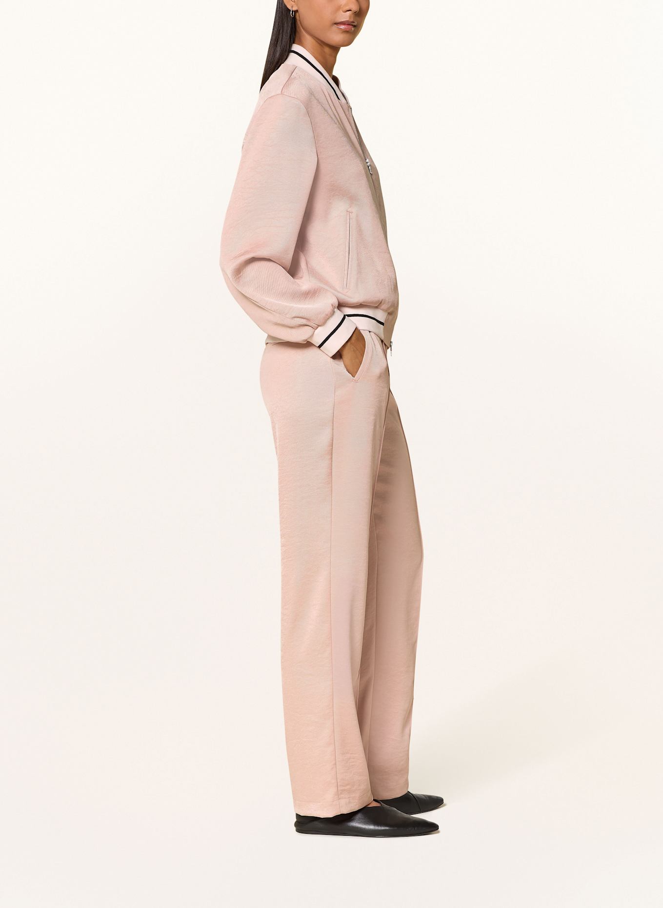 MARC AUREL Wide leg trousers: LIGHT ORANGE