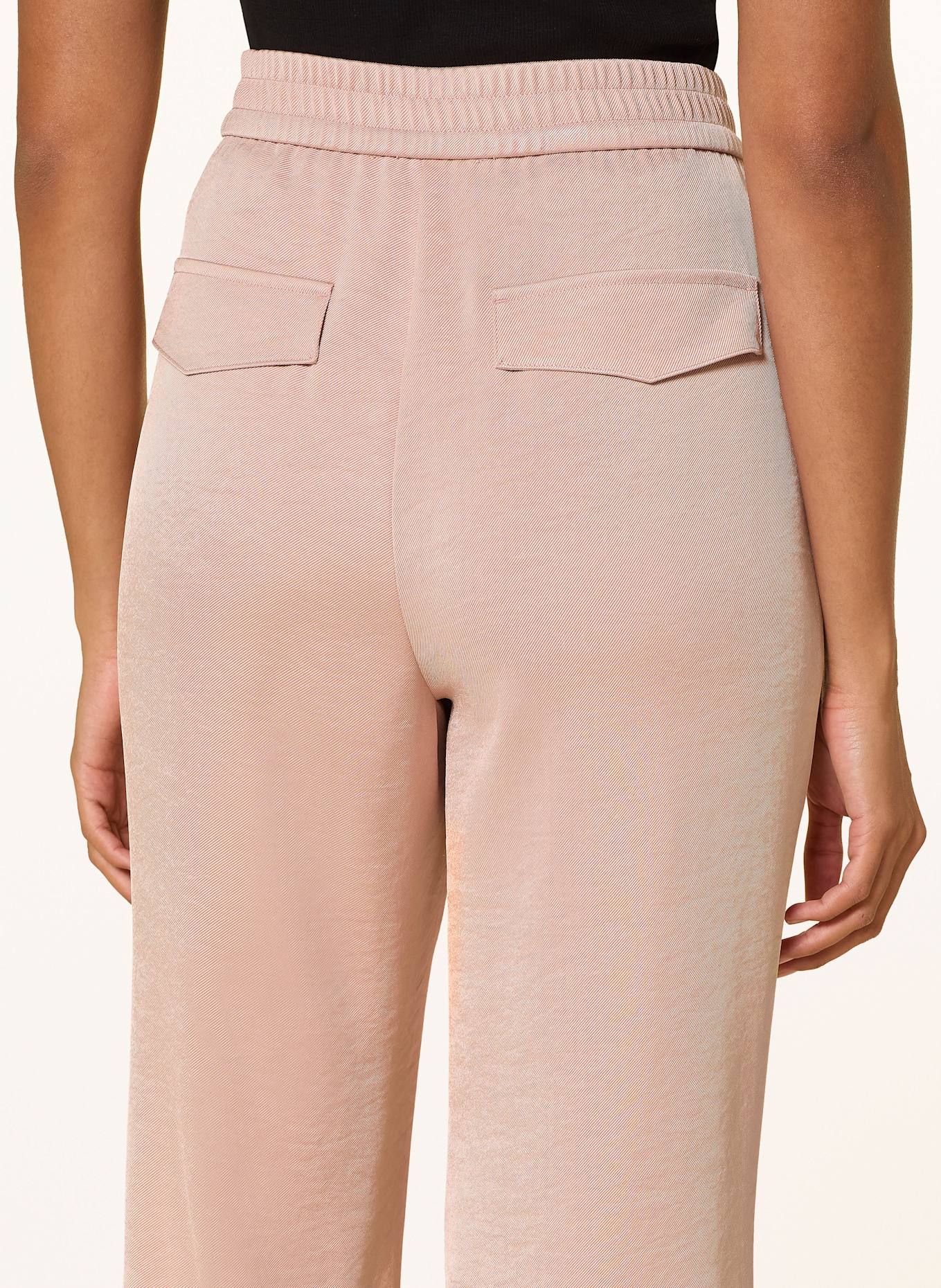 MARC AUREL Wide leg trousers: LIGHT ORANGE