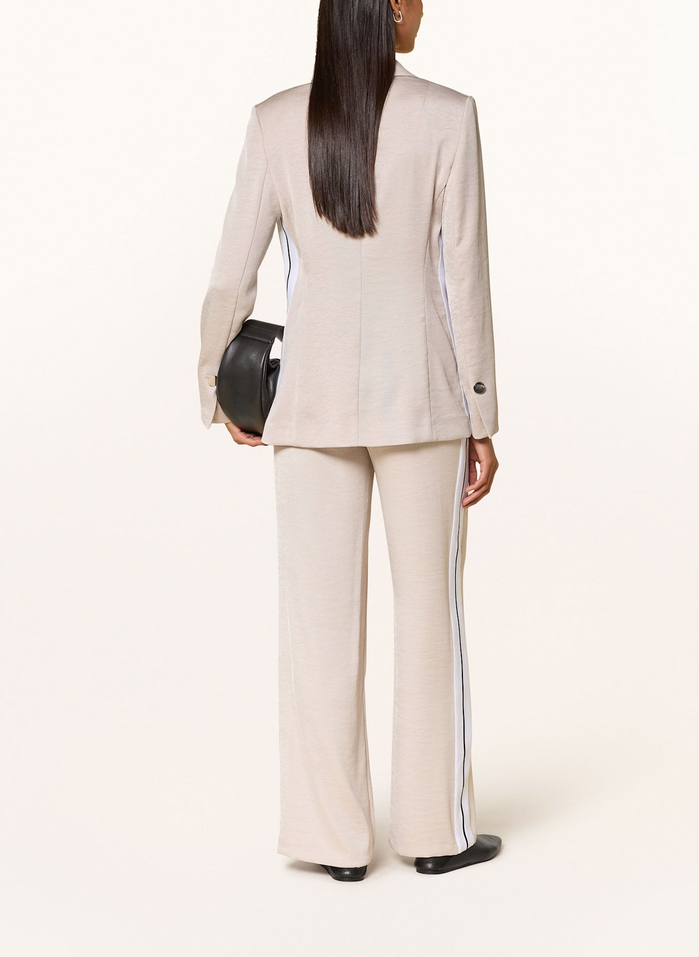 MARC AUREL Blazer mit Galonstreifen: CREME