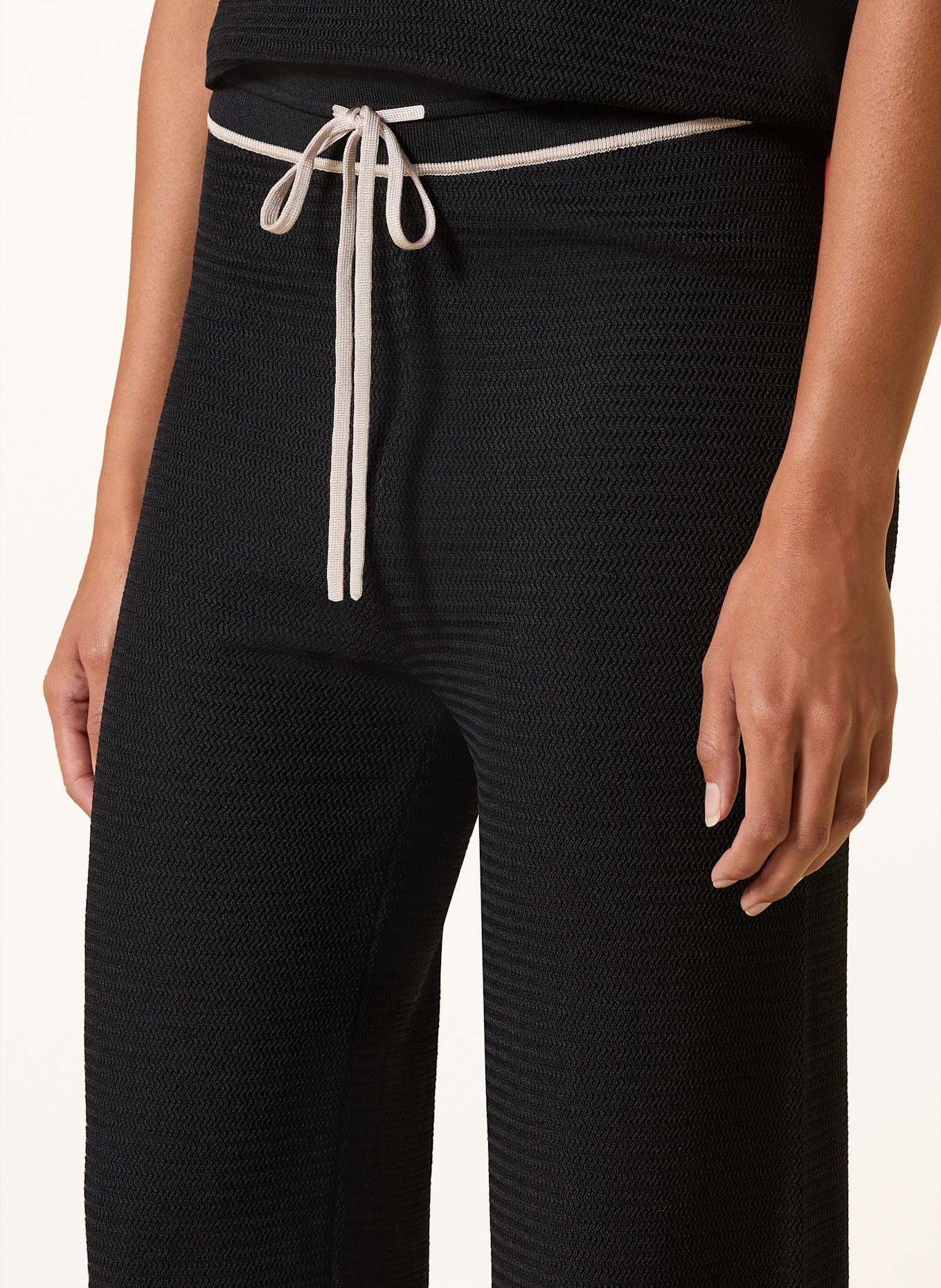 MARC AUREL Strickhose: SCHWARZ