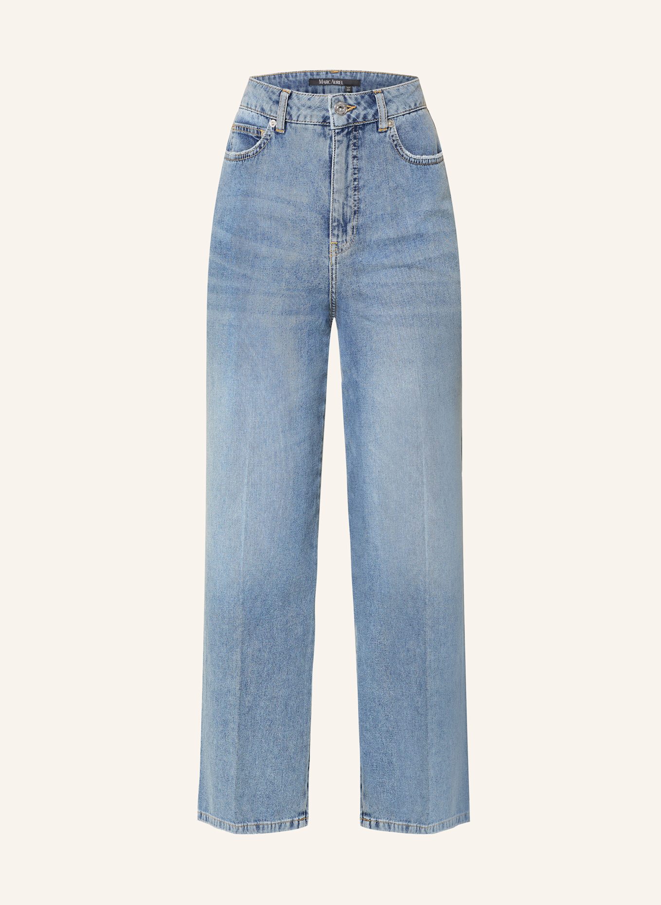 MARC AUREL Wide Leg Jeans: 500024 blue denim