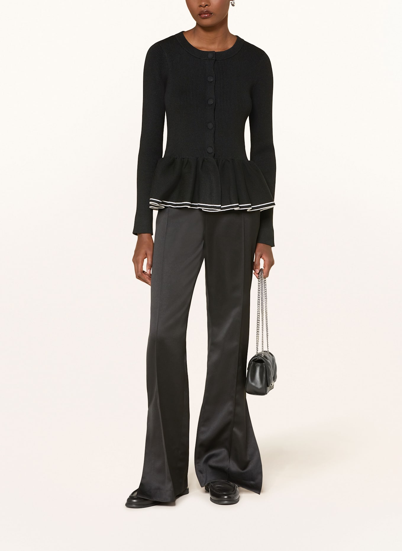 CLAUDIE PIERLOT Strickjacke: SCHWARZ