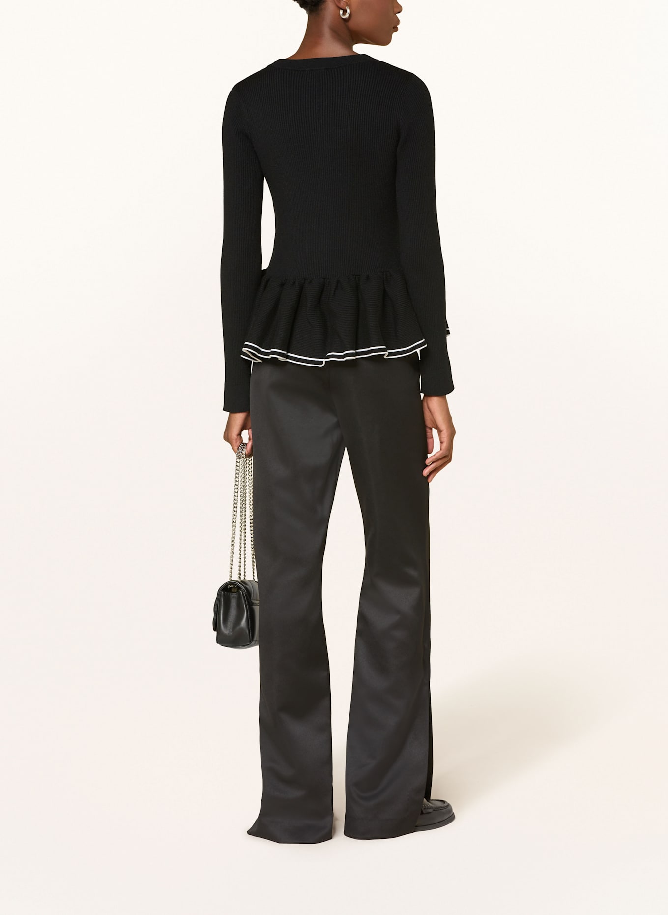 CLAUDIE PIERLOT Strickjacke: SCHWARZ