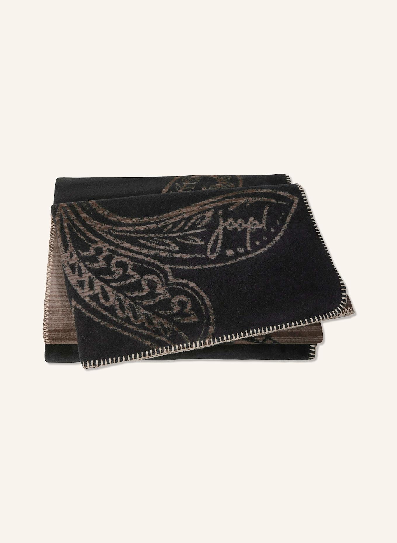 JOOP! Plaid JOOP! PAISLEY: SCHWARZ / DUNKELBRAUN