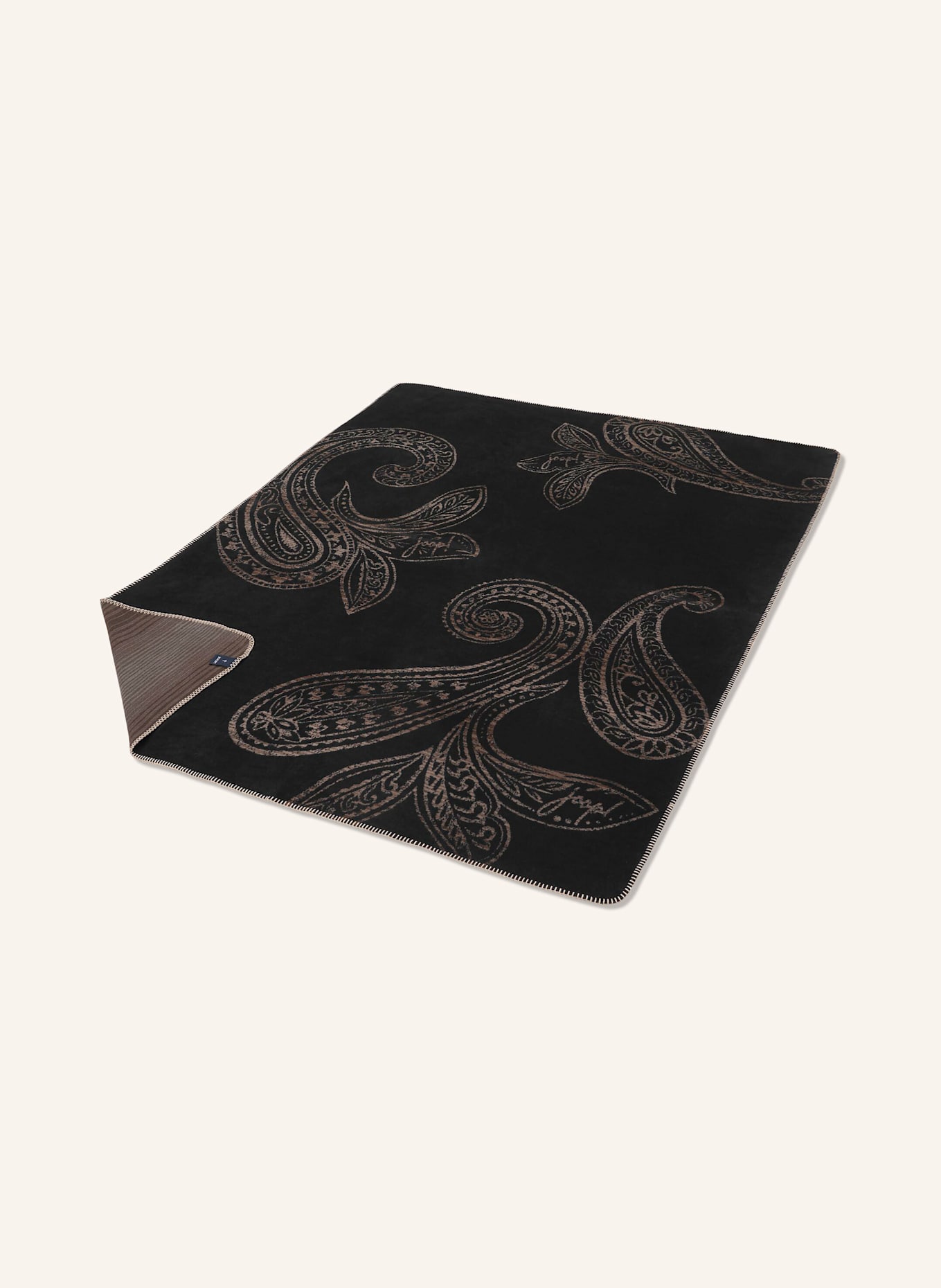 JOOP! Plaid JOOP! PAISLEY: SCHWARZ / DUNKELBRAUN