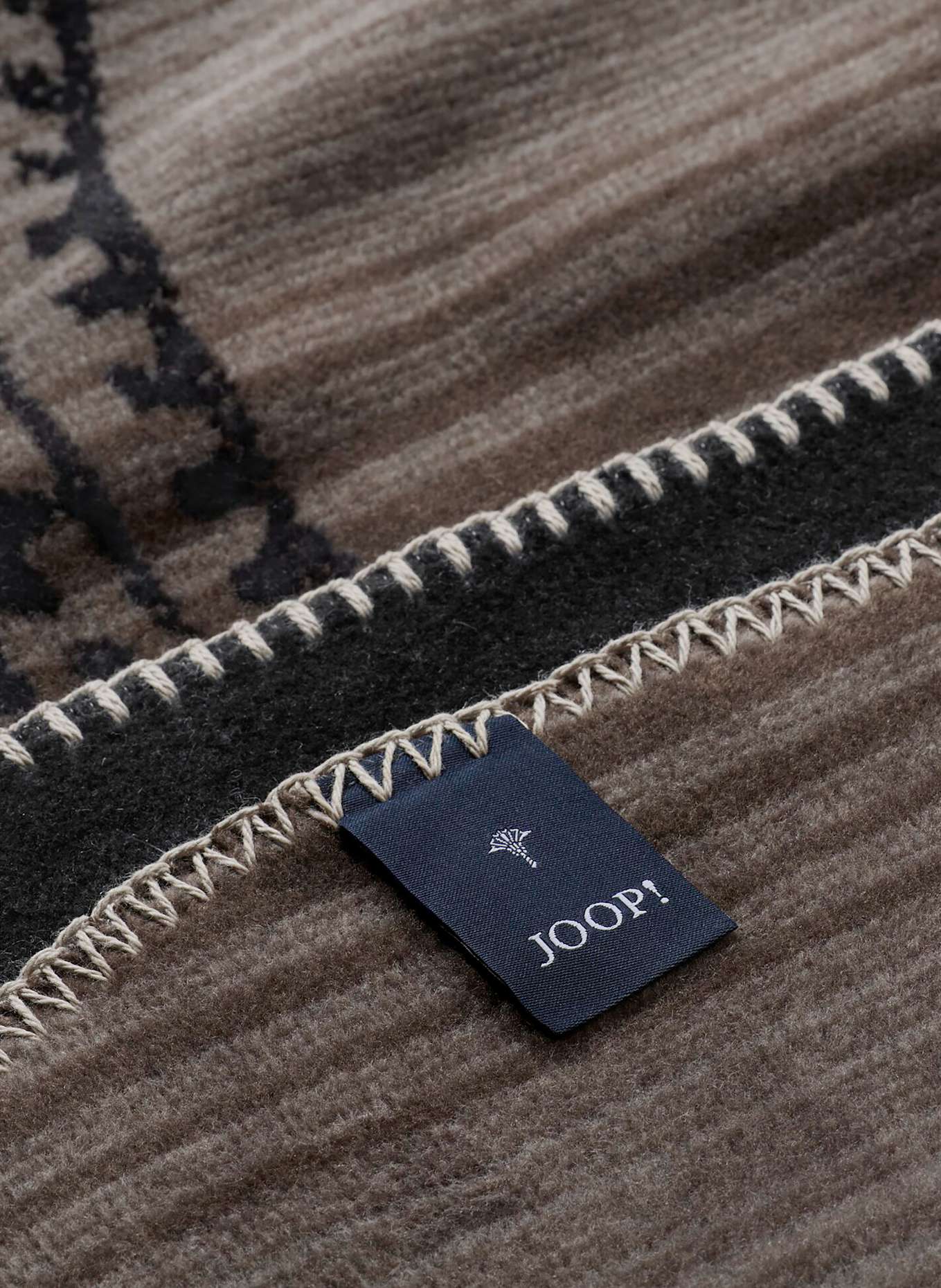 JOOP! Plaid JOOP! PAISLEY: SCHWARZ / DUNKELBRAUN